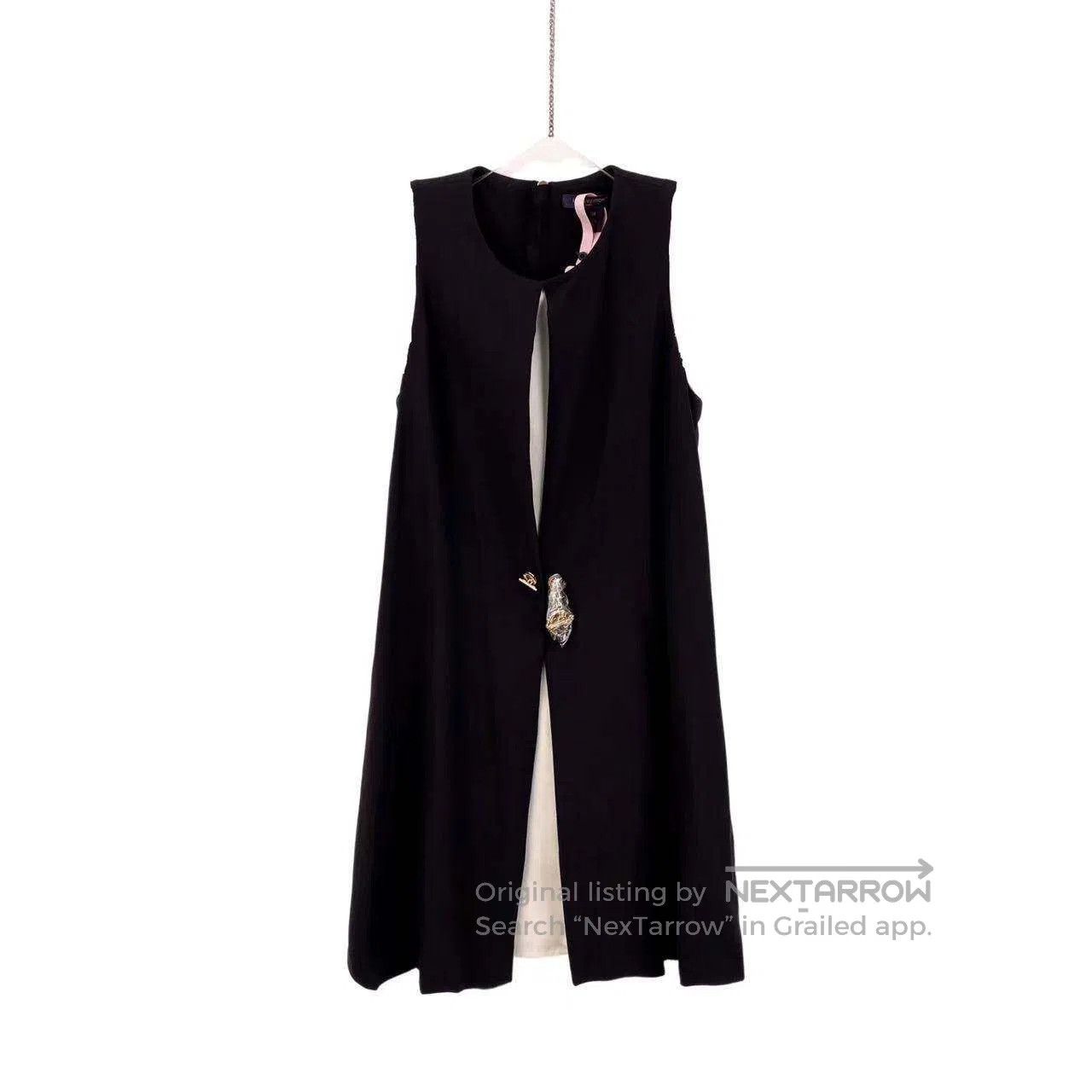 Louis Vuitton Louis Vuitton 24SS gold buckle color-blocked sleeveless dr Size 4XL / US 24-26 - 1 Thumbnail