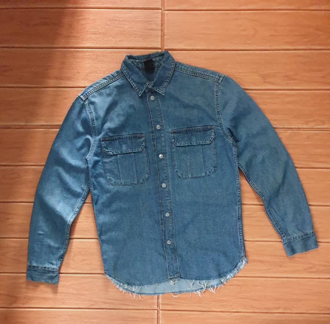 H&M H&M Blue denim shirt Size US M / EU 48-50 / 2 - 1 Thumbnail