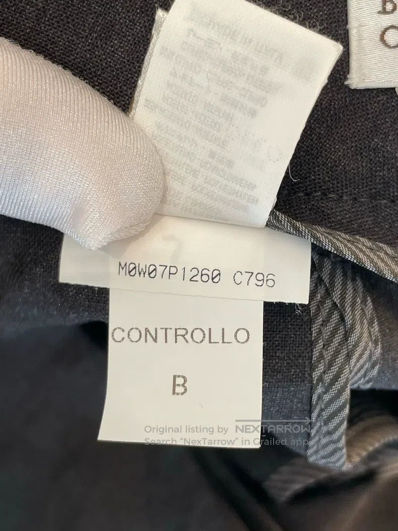 Brunello Cucinelli Brunello Cucinelli Black Raw Wool Long Pants Size 27" / US 4 / IT 40 - 9 Thumbnail