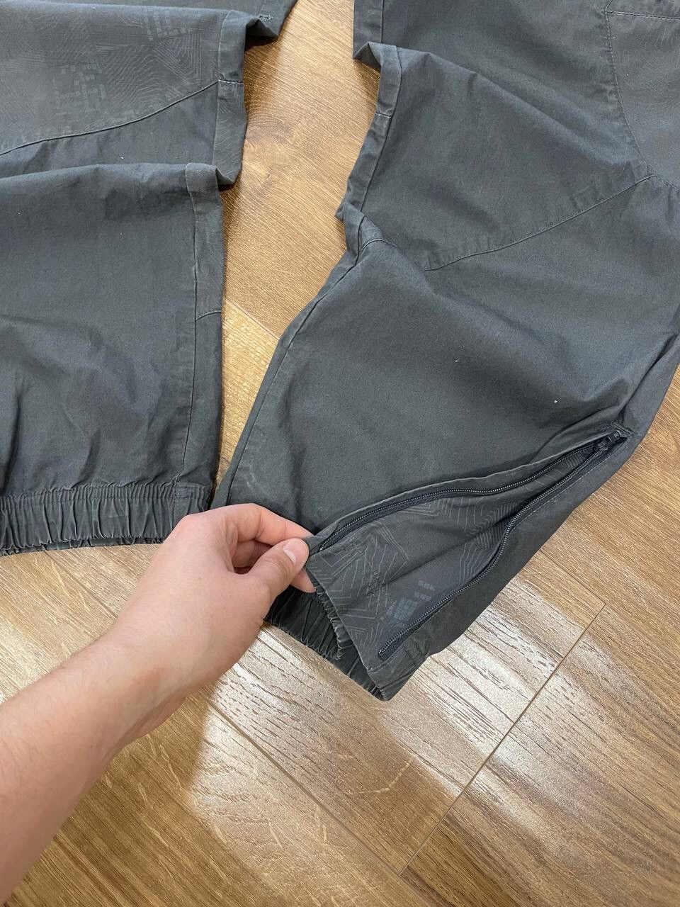 Nike × Vintage Vintage Nike Cargo Y2K Swoosh Drill Nylon Pants Joggers Size US 32 / EU 48 - 2 Thumbnail