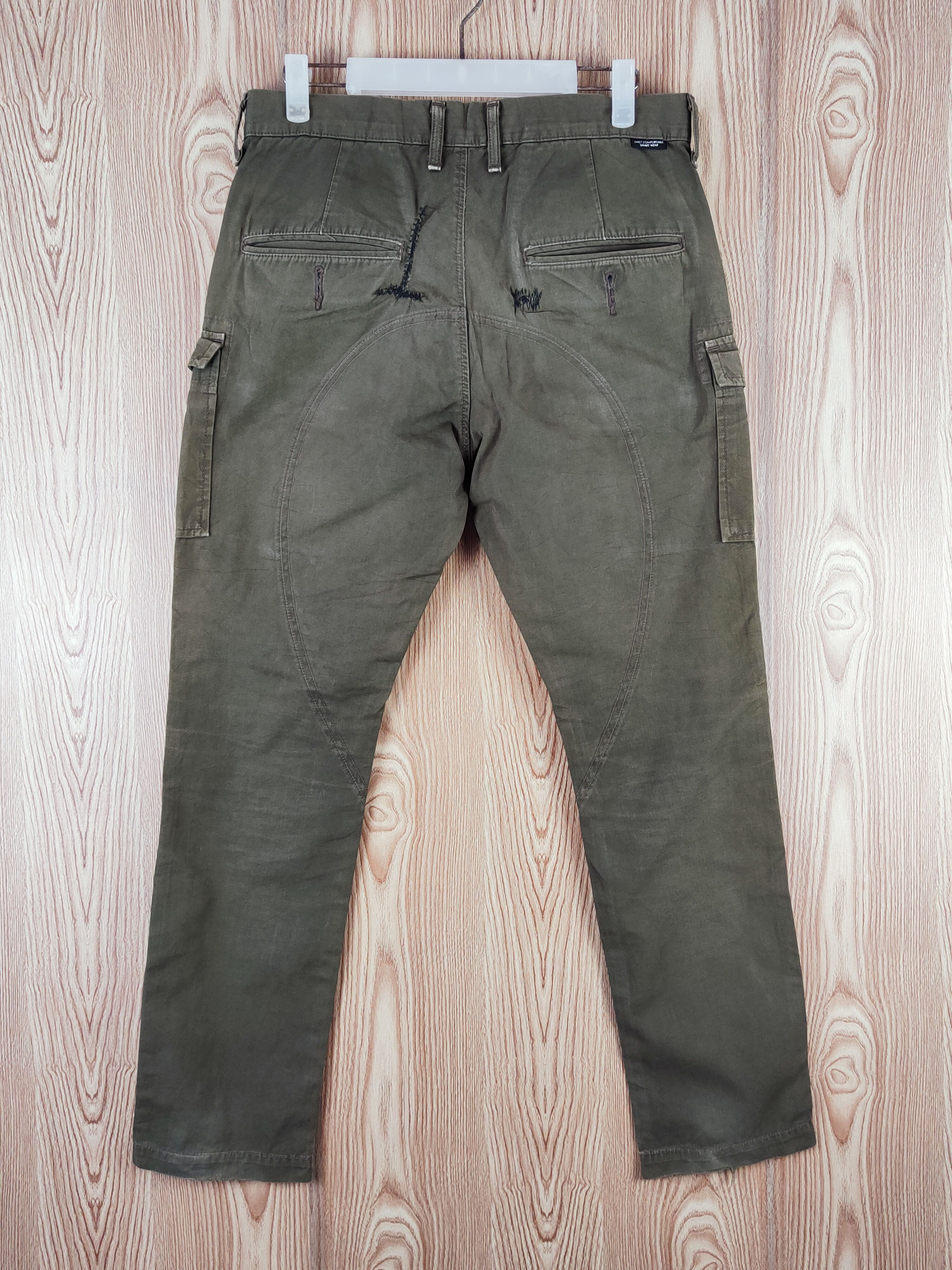 Edwin Edwin Olive Multipocket Tactical Cargo Pants #W849 Size US 30 / EU 46 - 7 Thumbnail