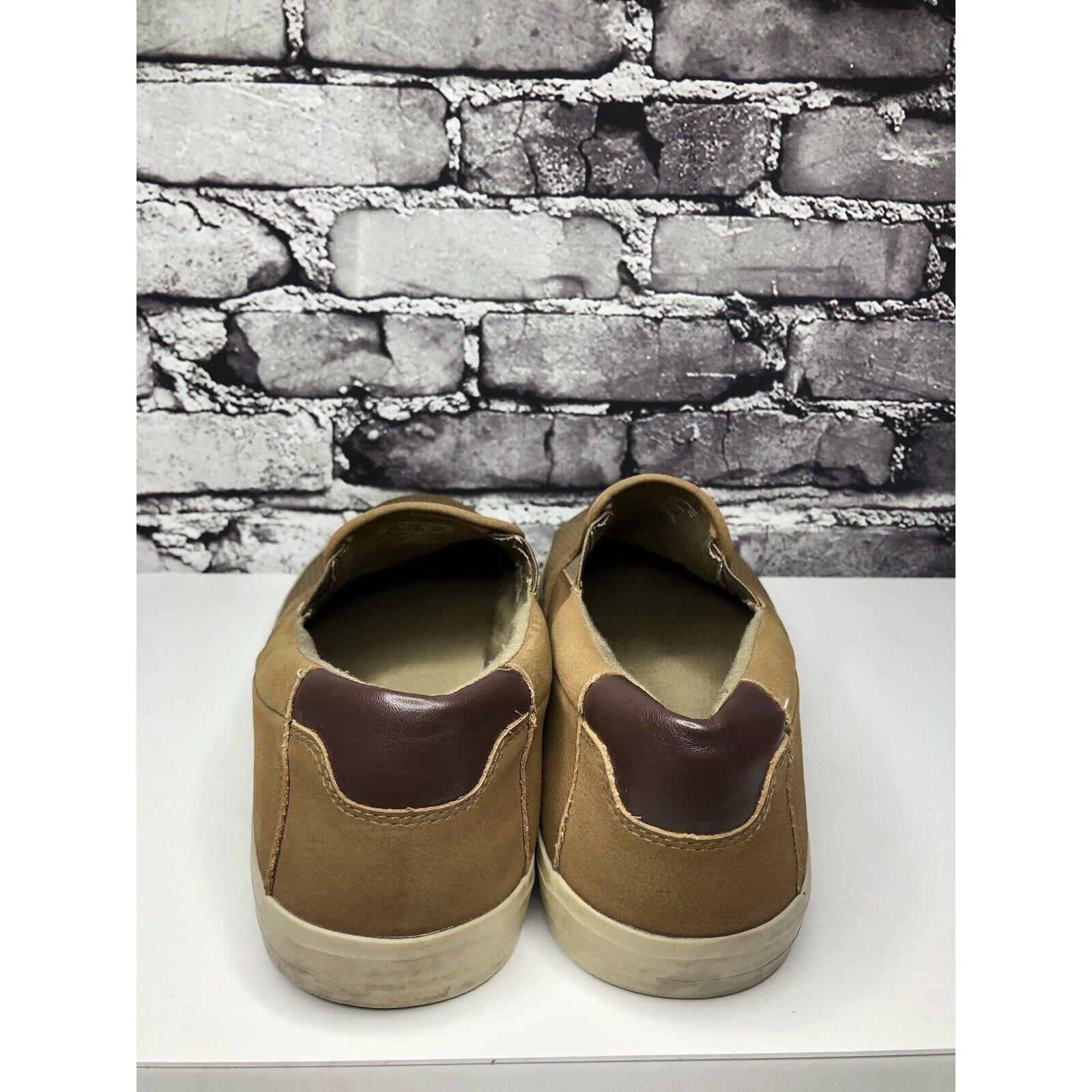 Other Thom McAn Buckley Tan Brown Loafer Slip On Sneaker Shoes Men Size US 13 / EU 46 - 3 Thumbnail