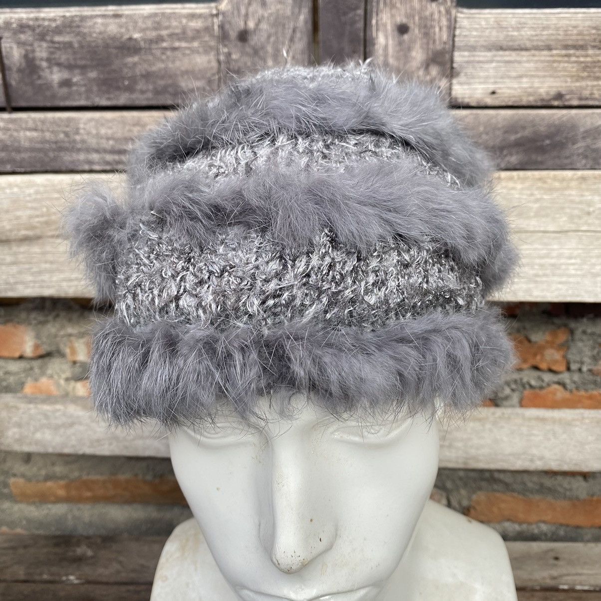 Japanese Brand FUR FAUX UNIQUE JAPAN BEANIE HATS Size ONE SIZE - 2 Thumbnail