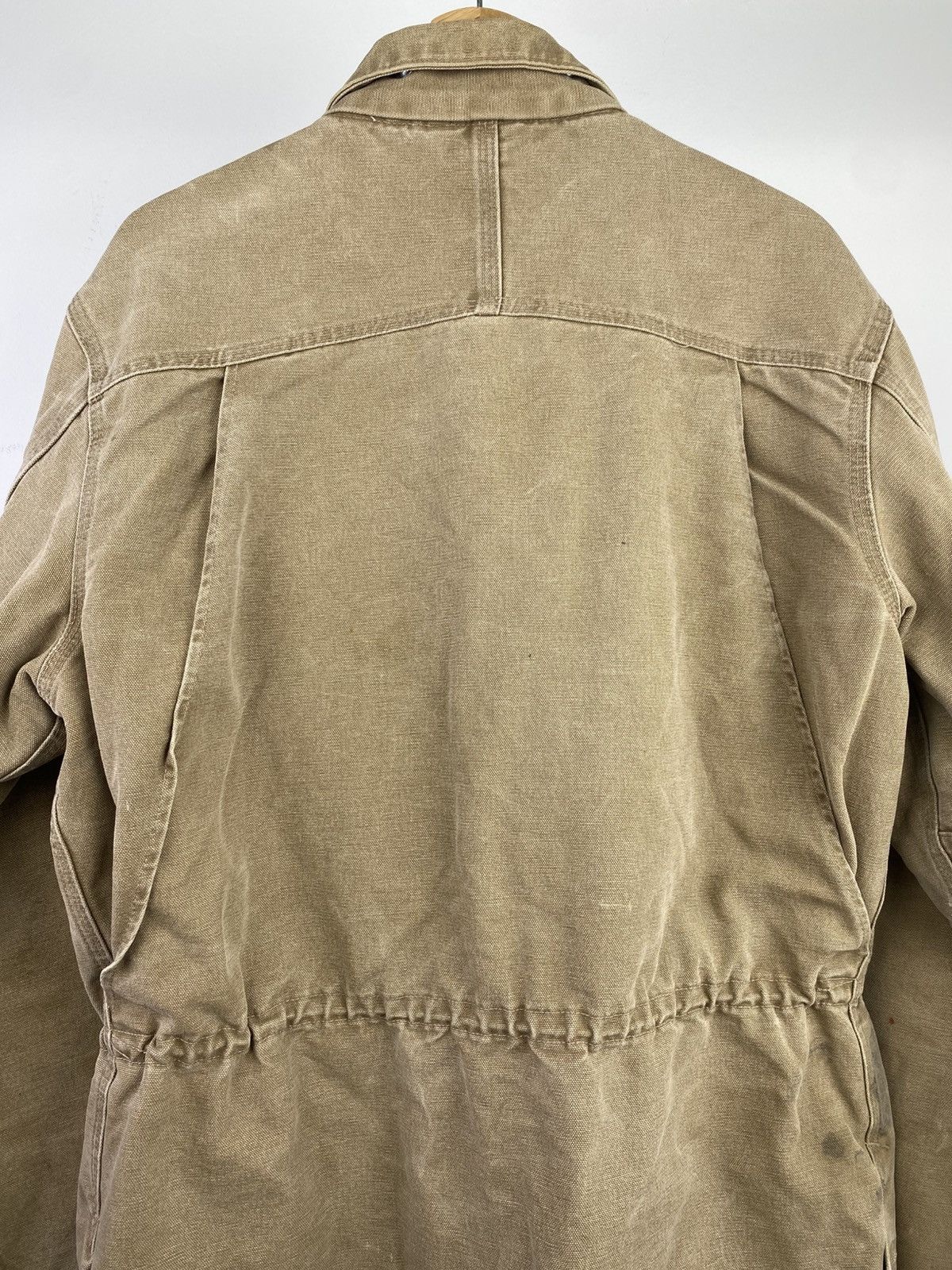 Carhartt 2000’s Carhartt Sandstone Rancher Thrashed Coat Size US M / EU 48-50 / 2 - 9 Thumbnail