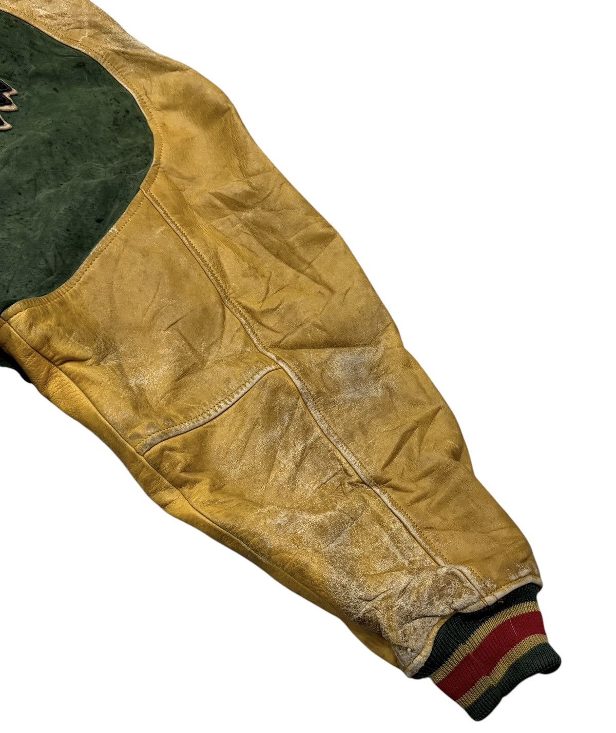 Leather Vintage Ice Fire 1953 Pig Skin Leather Varsity Jacket Size US M / EU 48-50 / 2 - 16 Thumbnail