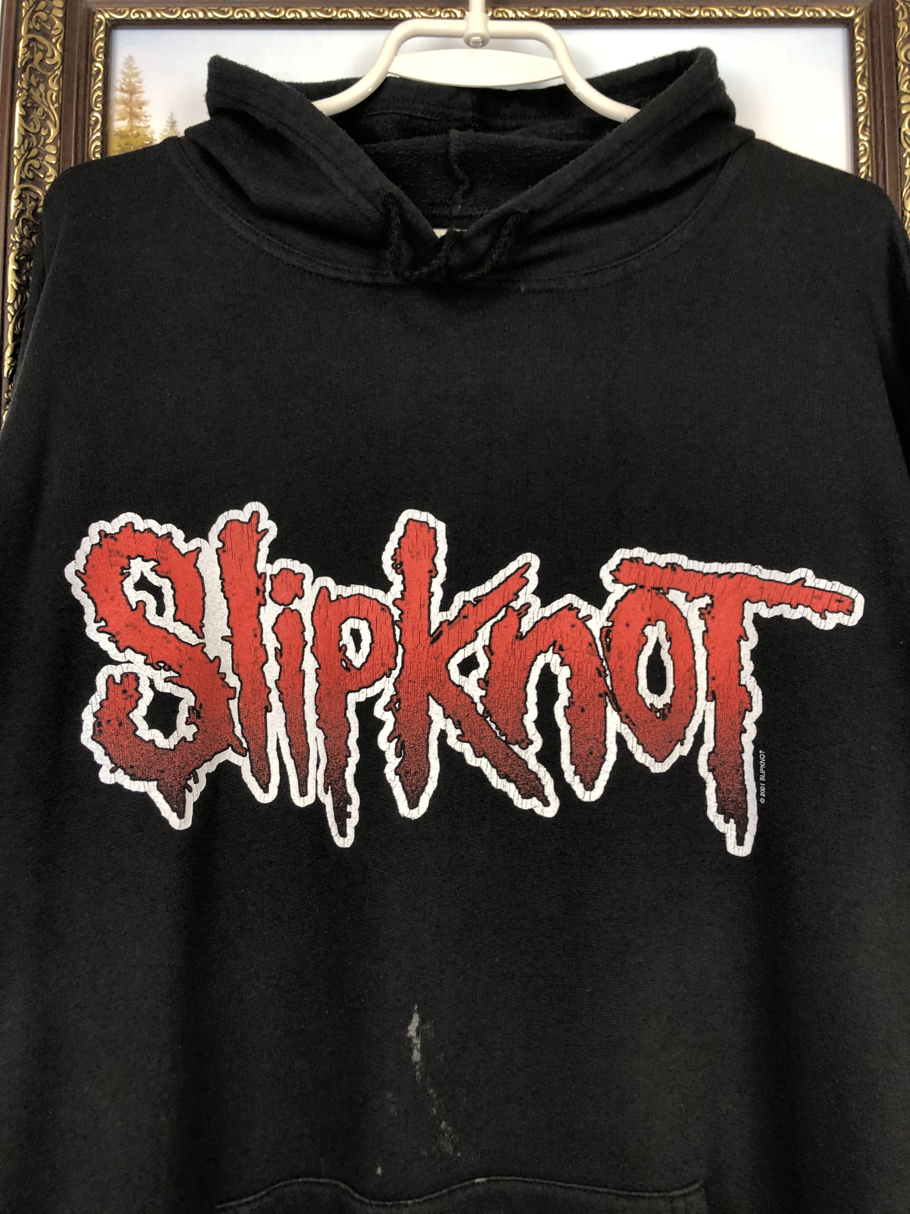 Vintage Vintage Slipknot Iowa Over Print Hoodie Black Jacket Band Size US XL / EU 56 / 4 - 6 Thumbnail