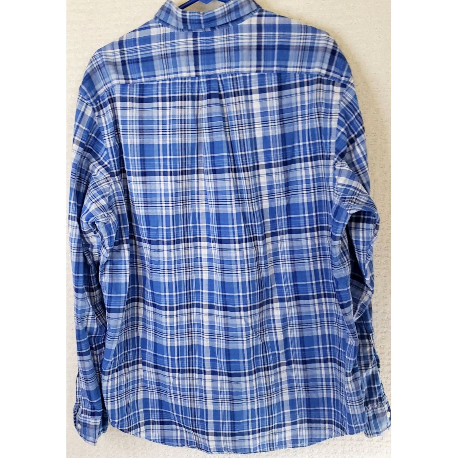 Ralph Lauren Ralph Lauren Men's Button-Up Shirt Plaid Long Sleeve Blue 2XL Size XXL Casual Workwear Size US XXL / EU 58 / 5 - 6 Thumbnail