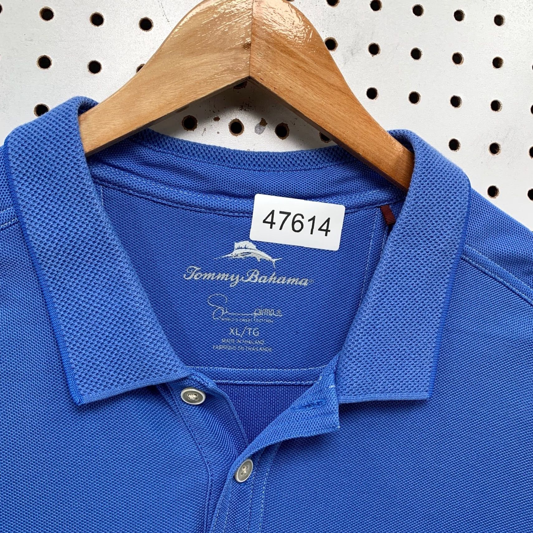 Tommy Bahama Tommy Bahama Polo Shirt Mens XL Blue Supima Cotton Beach Collared Island Zone Shirt Size US XL / EU 56 / 4 - 3 Thumbnail