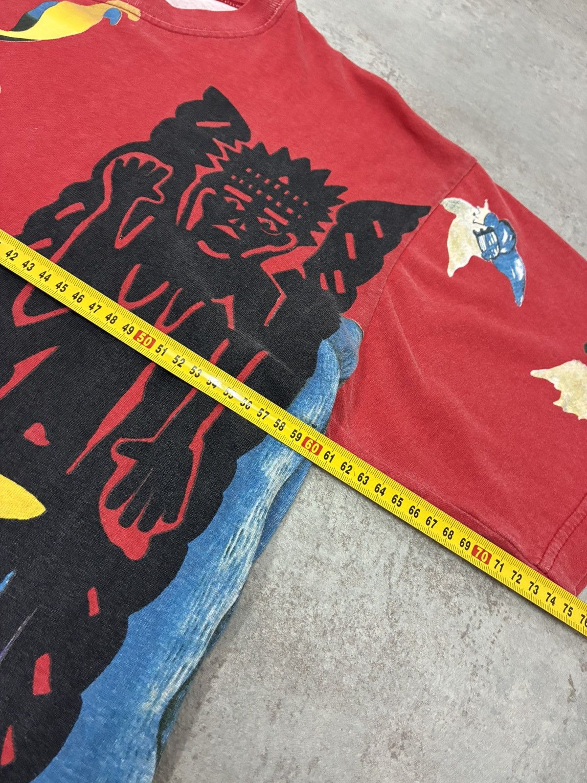Other 1993 Santana Sacred Fire All Over Print Vintage Tour T Shirt Size US XL / EU 56 / 4 - 9 Thumbnail