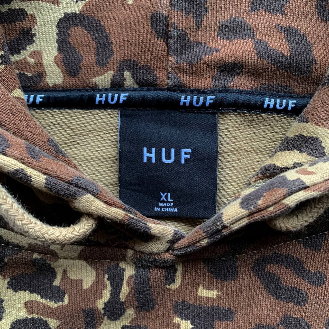 Huf Huf Panthera Leopard Y2K Pullover Hoodie Skateboarding Size US XL / EU 56 / 4 - 10 Thumbnail