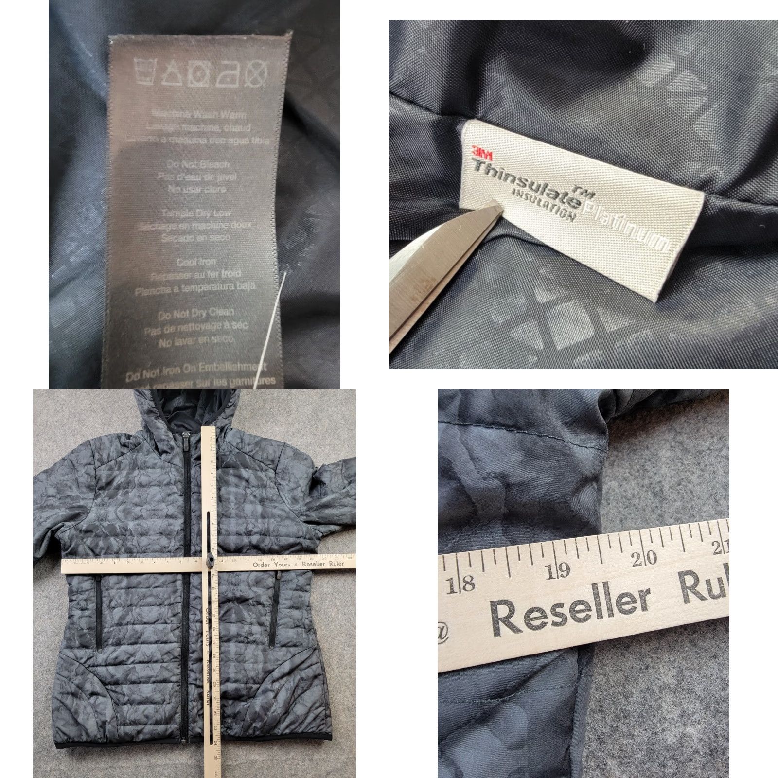 Merrell Merrell Jacket Womens Medium Gray Full Zip Hooded Puffer Outdoor Active Shirt? Size M / US 6-8 / IT 42-44 - 8 Thumbnail