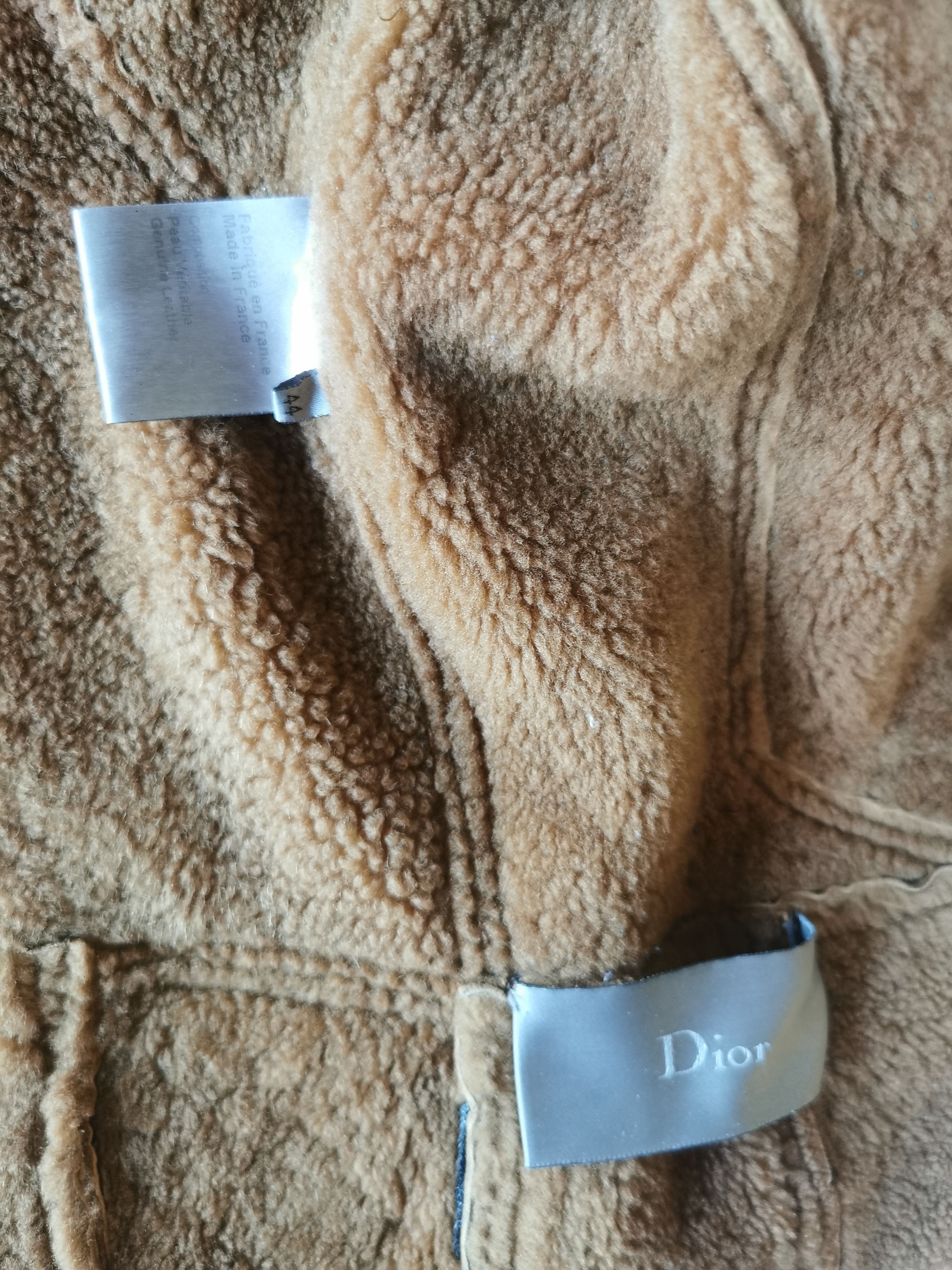 Dior × Hedi Slimane INTEREST CHECK: Dior Home FW07 Navigate Shearling Jacket 44 Size US S / EU 44-46 / 1 - 12 Thumbnail
