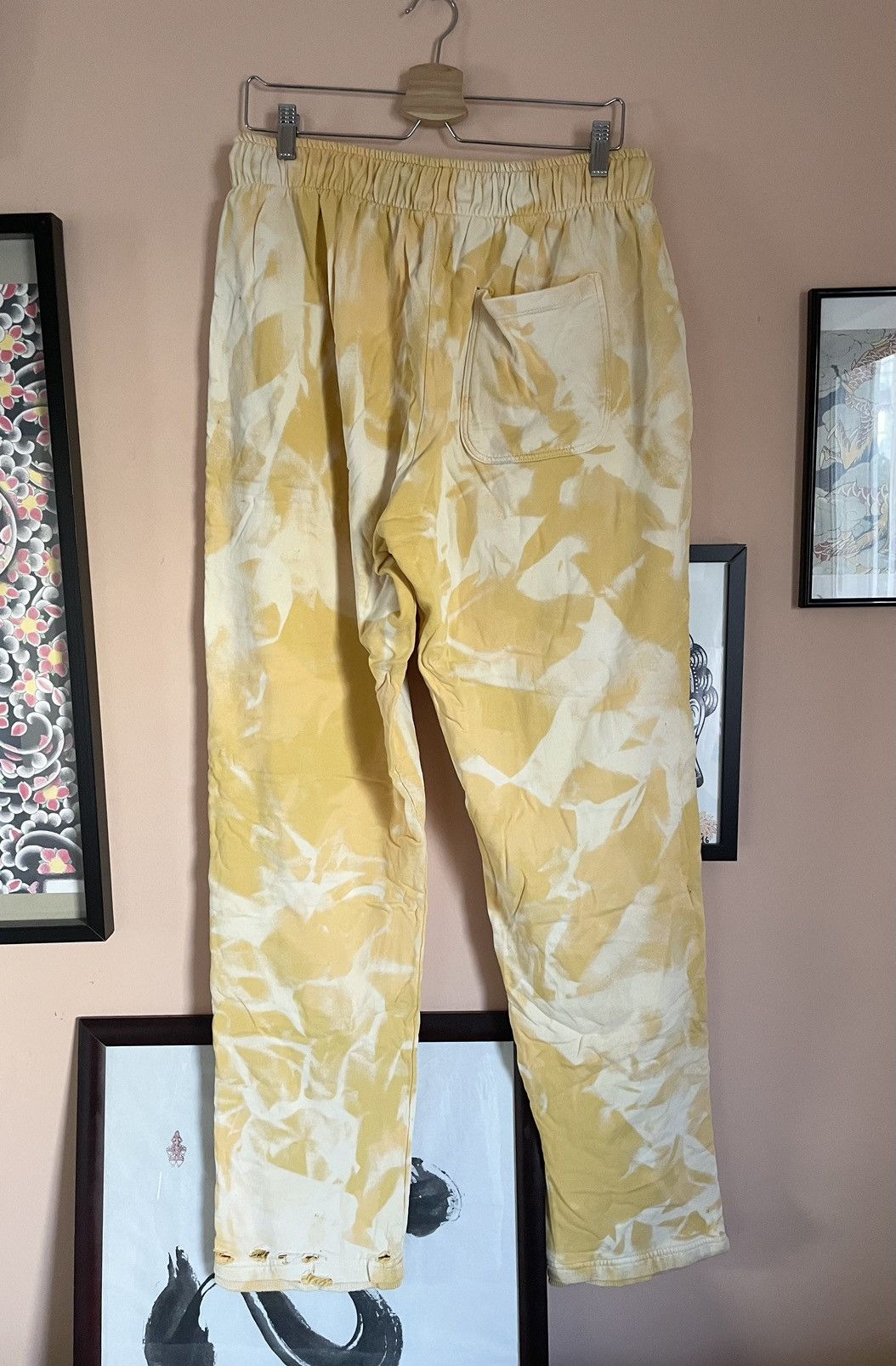 424 424 on Fairfax X ARMES bleached tye dye sweatpants (flawed) Size US 34 / EU 50 - 3 Thumbnail