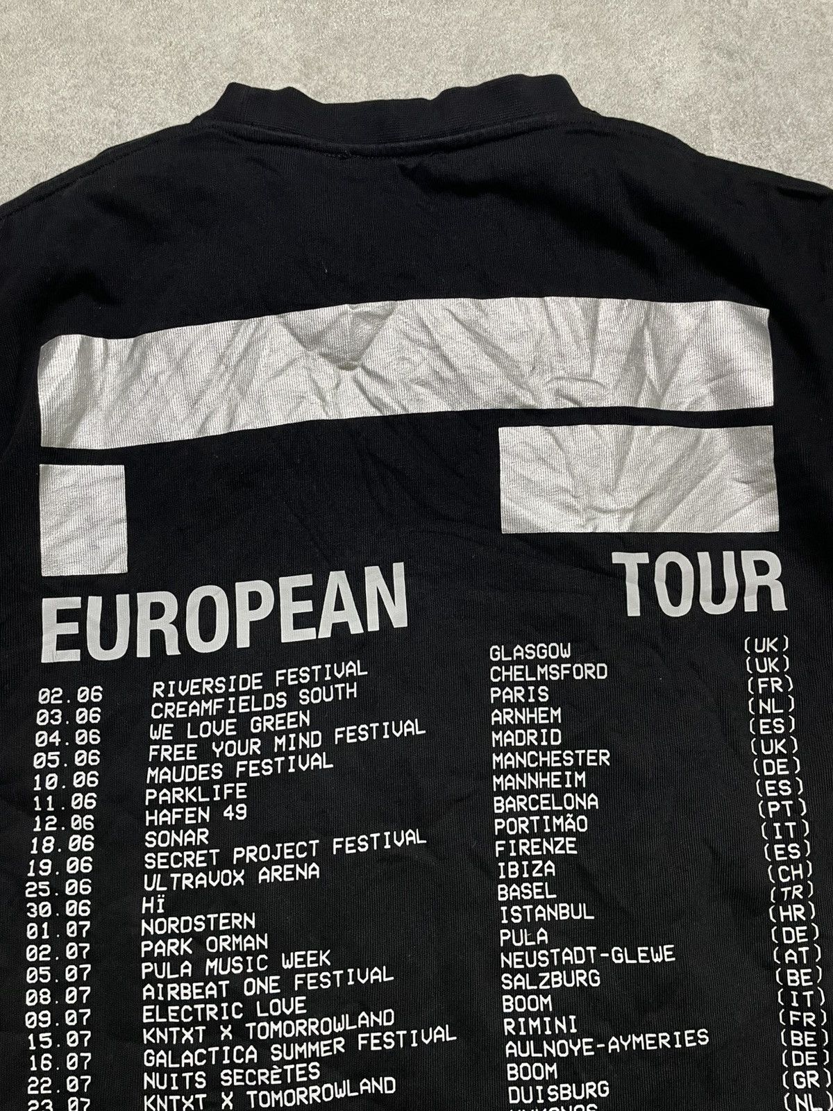 Band Tees Charlotte de Witte's European summer tour '22 Very Rare Tee Size US L / EU 52-54 / 3 - 3 Thumbnail