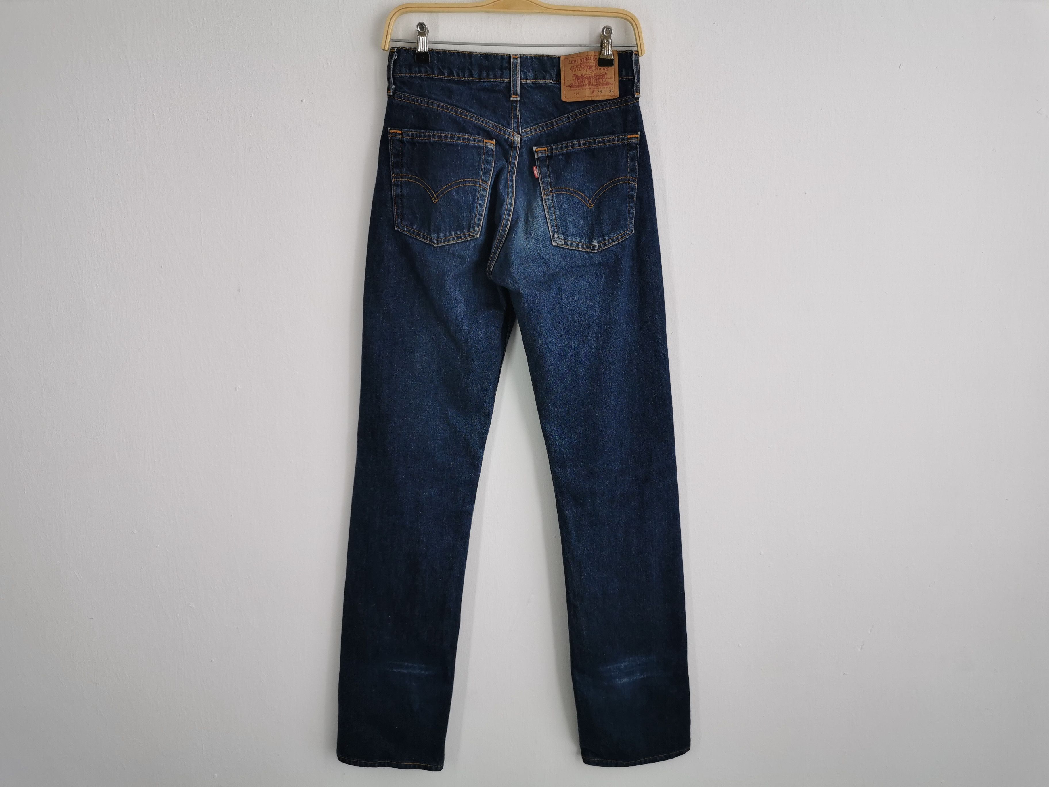 Levi's Vintage Levis Lot 519 Denim Jeans Made In USA Size 28/28x36 Size US 28 / EU 44 - 3 Thumbnail