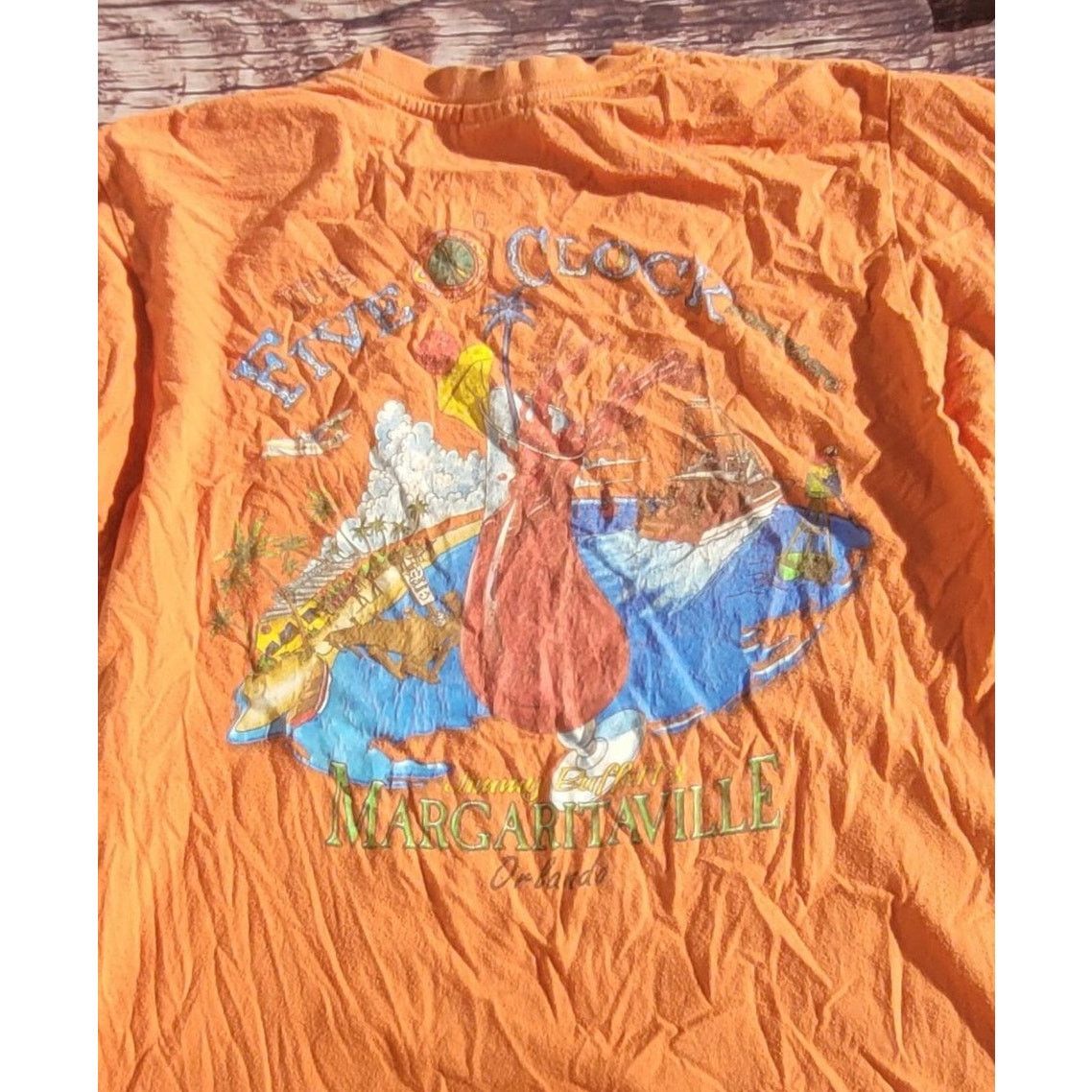 Other Vtg Y2k Jimmy Buffet Margaritaville tee shirt 5 somewhere Size US M / EU 48-50 / 2 - 3 Thumbnail