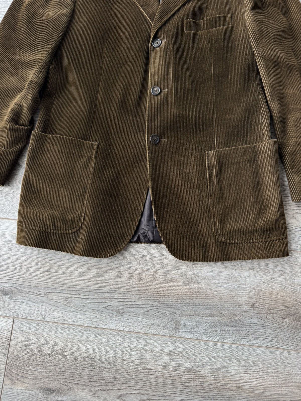 Corneliani Corneliani Corduroy Men's Blazer Size 48R - 5 Thumbnail