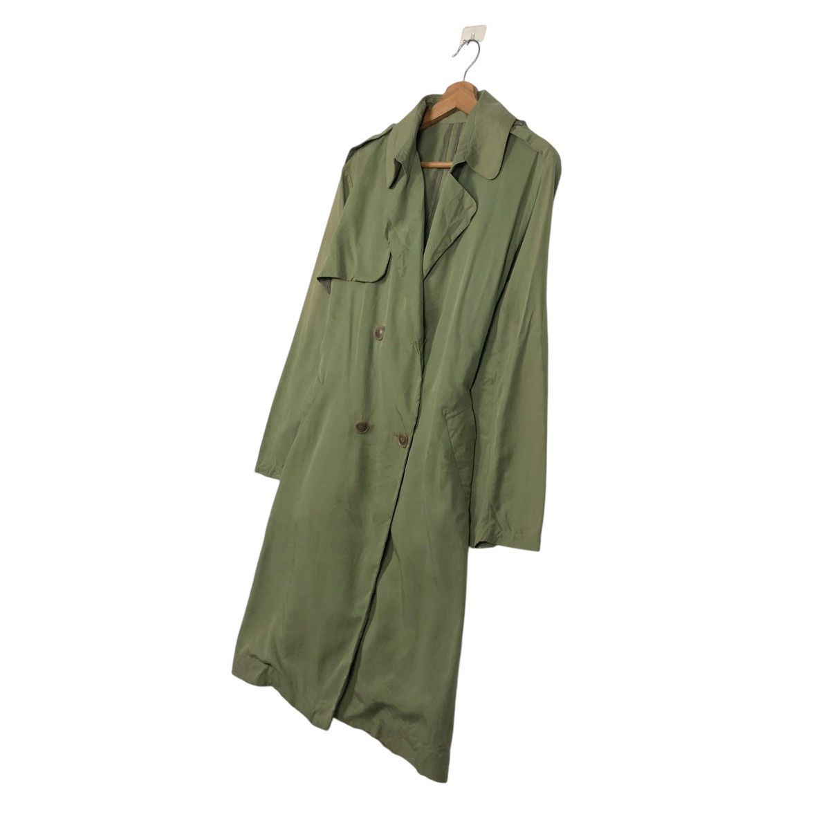 Japanese Brand × SHIPS × Vintage 🔥VTG LONG JACKET SHIPS HIDDEN COLLAR ISSEY MIYAKE Size US S / EU 44-46 / 1 - 2 Thumbnail