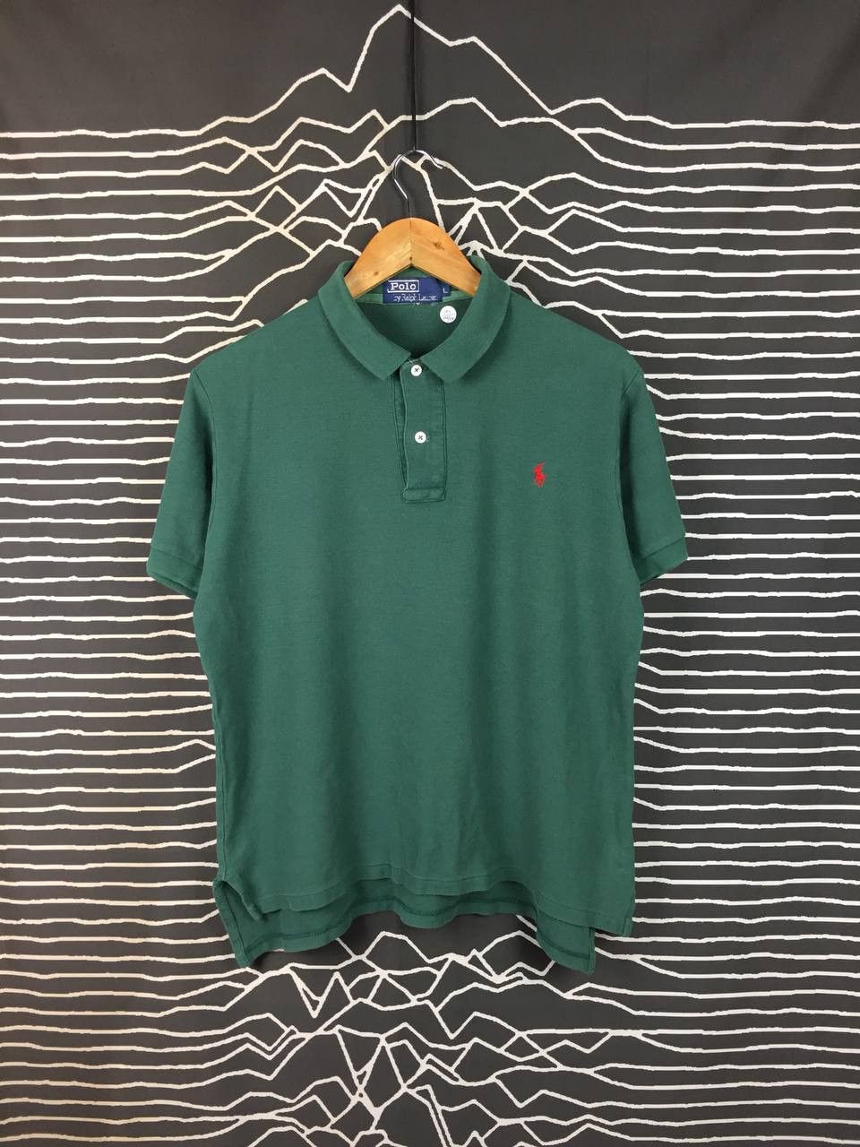 Polo Ralph Lauren Vtg Polo Ralph Lauren Small Logo Pique Polo Shirt Size US L / EU 52-54 / 3 - 2 Thumbnail