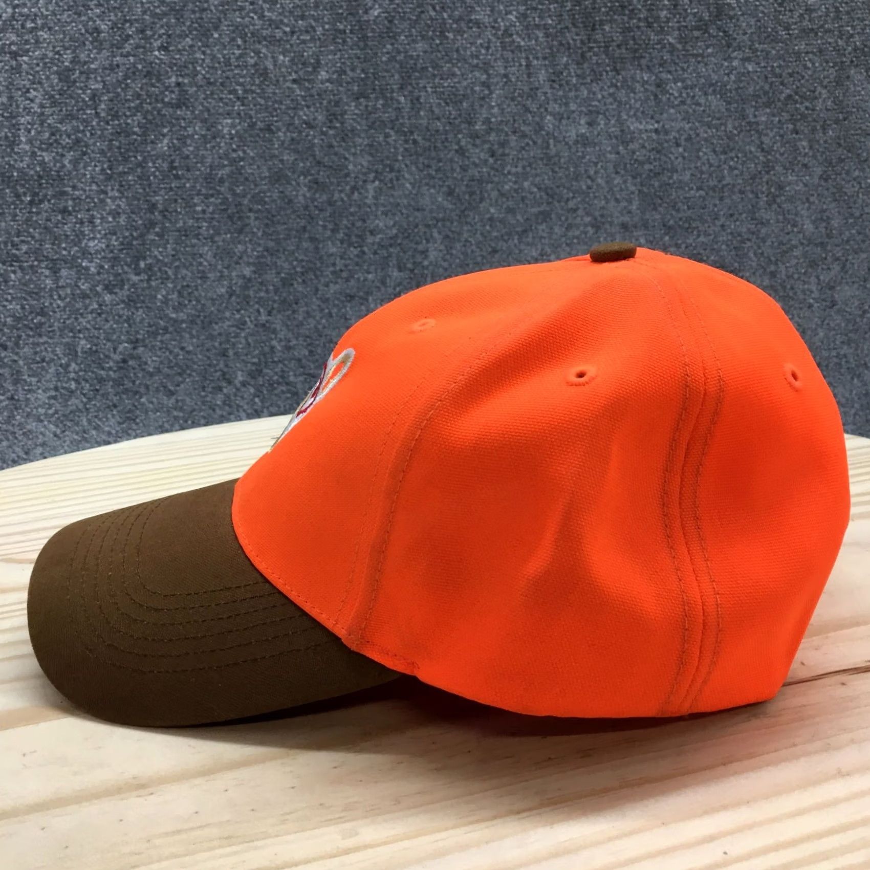 Vintage Richardson Adventure Baseball Cap Unisex Orange OS Curved Brim Embroidered Size ONE SIZE - 6 Thumbnail
