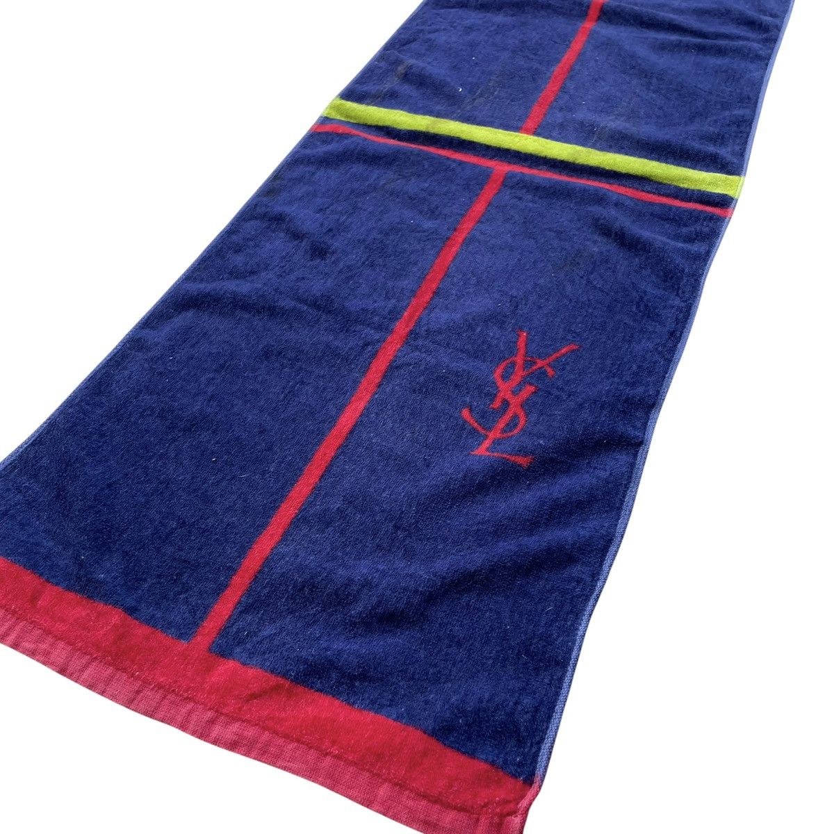 Designer Yves Saint Laurent Paris YSL Designer Long Face Towel Size ONE SIZE - 2 Thumbnail