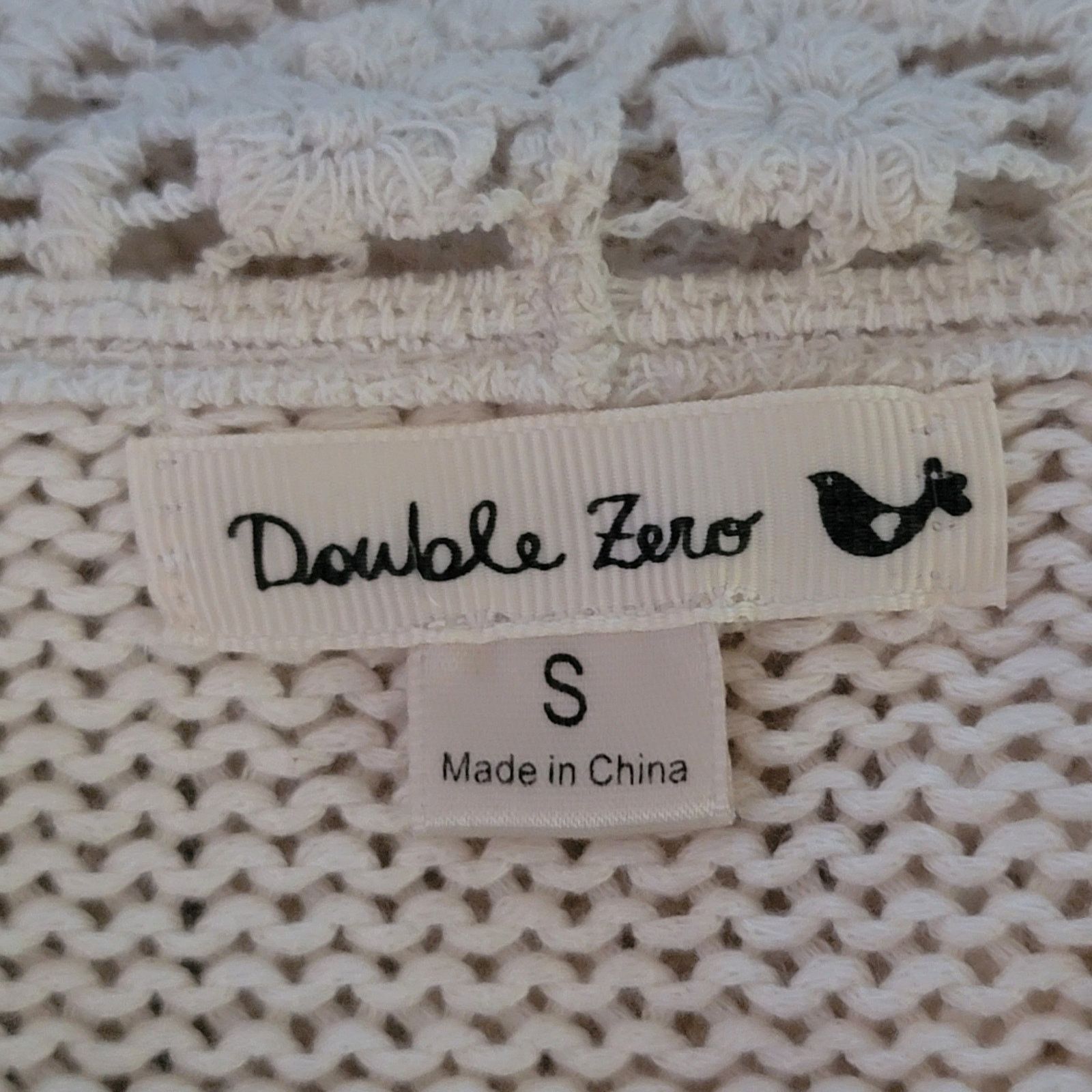 Designer Double Zero Crochet Tassel Knit Lace Sweater Cardigan Size S / US 4 / IT 40 - 9 Thumbnail