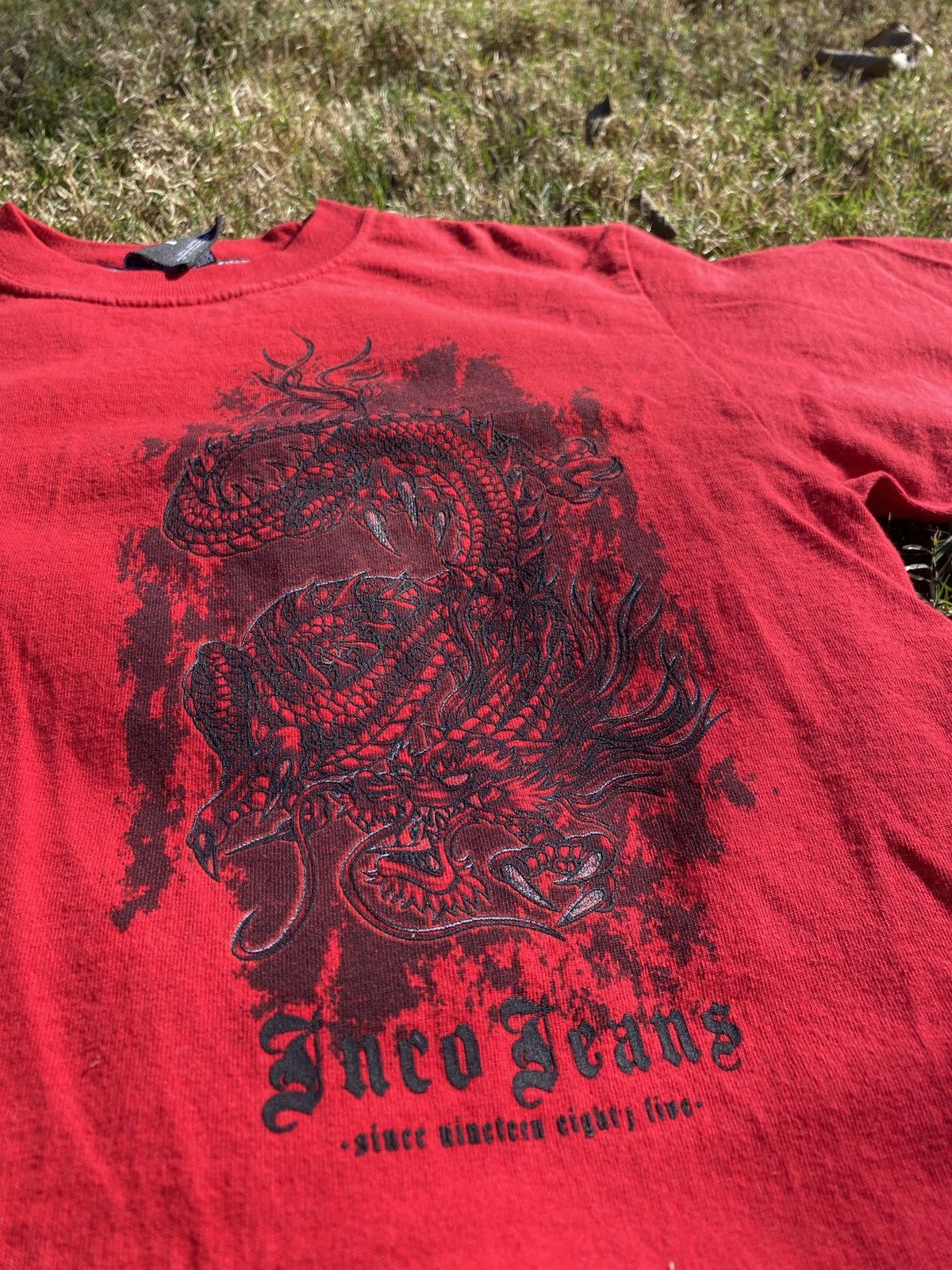 JNCO × Tapout × Vintage JNCO red dragon shirt y2k Size US M / EU 48-50 / 2 - 2 Thumbnail
