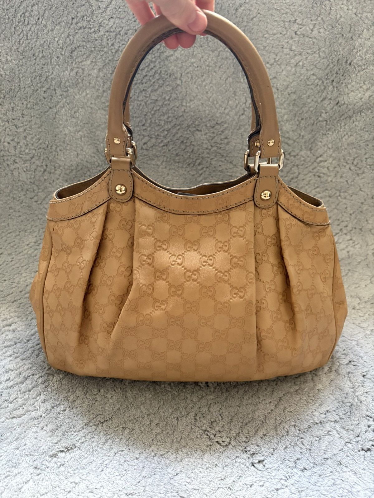 Gucci Sac a main gucci sukey guccissima beige Size ONE SIZE - 8 Thumbnail