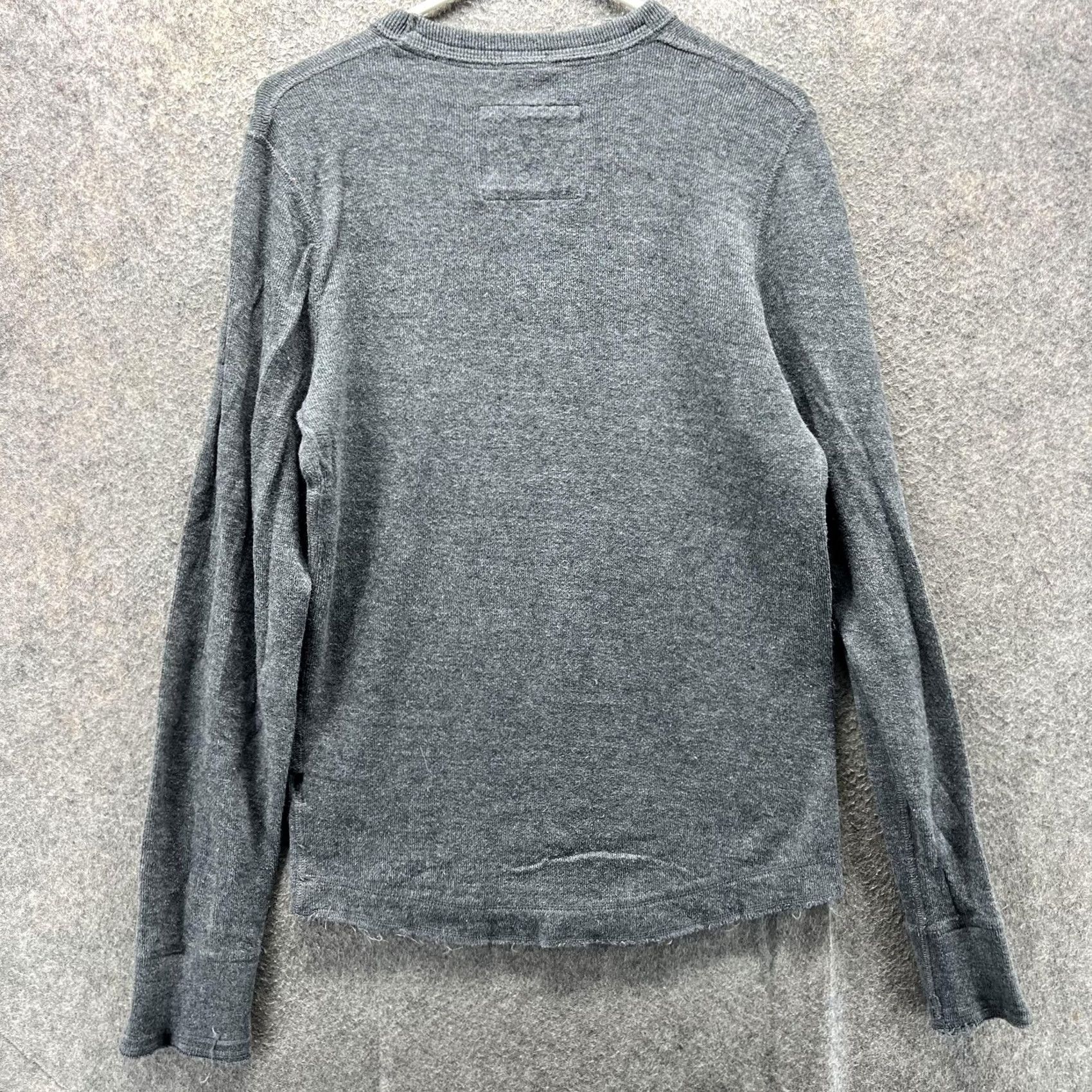 Abercrombie & Fitch Abercrombie & Fitch Sweatshirt Mens Medium Gray Muscle Fit Crewneck A&F Logo Size US M / EU 48-50 / 2 - 2 Thumbnail
