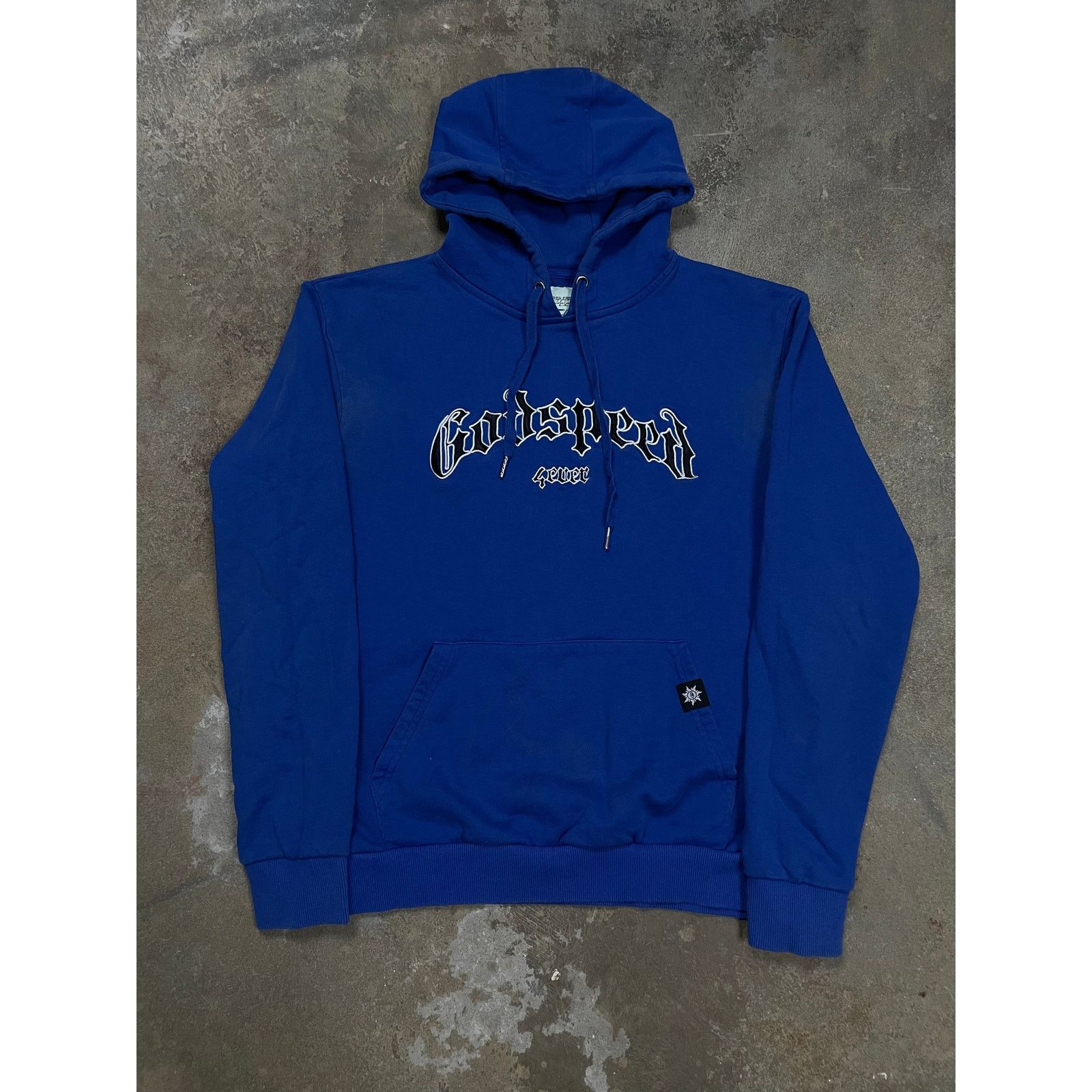 Godspeed Godspeed Hoodie Royal Blue Black Used Small Size US S / EU 44-46 / 1 - 1 Thumbnail