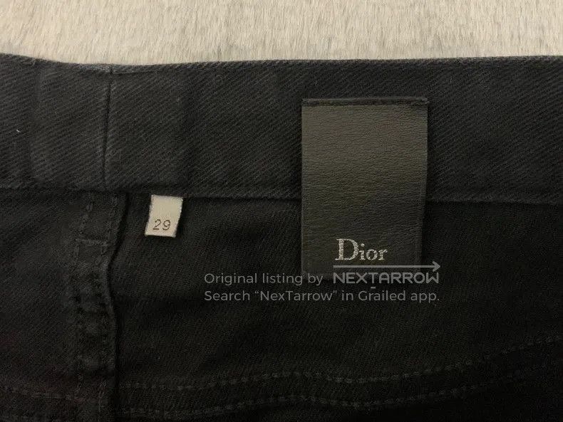 Dior Dior Homme 17ss Collaboration Floral Skull Jeans . Size US 29 - 3 Thumbnail
