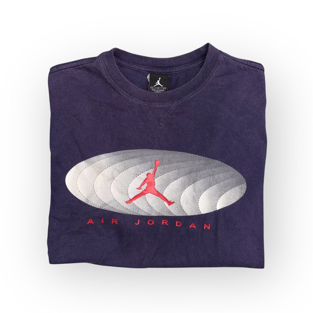 Designer × Nike VTG Nike Air Jordan Big Logo Tees Crewneck Size US L / EU 52-54 / 3 - 1 Thumbnail