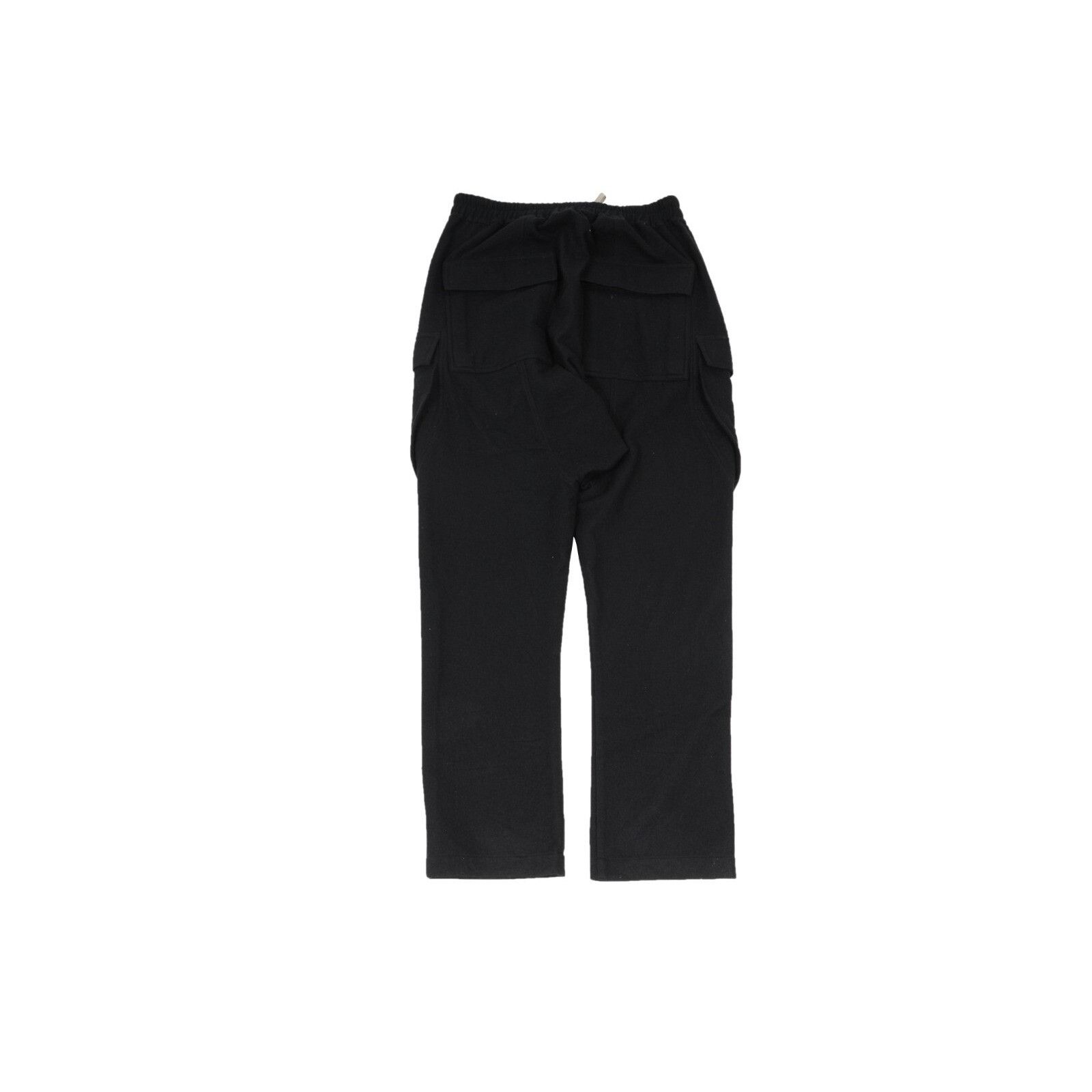 Rick Owens Black Wool Drop Crotch Cargo Pants FW21 Gethsemane - 02181 Size US 32 / EU 48 - 2 Thumbnail