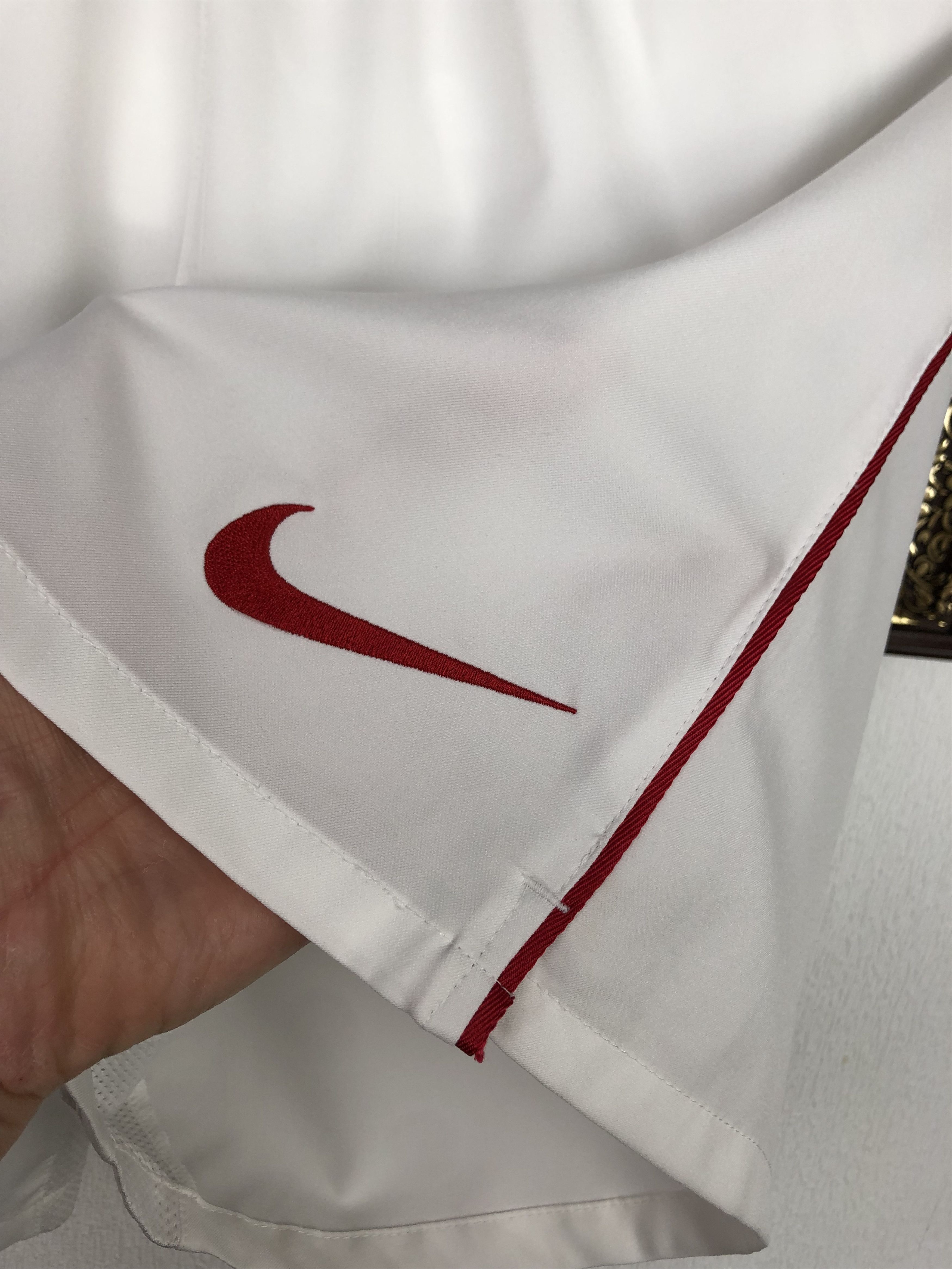 Nike Nike Arsenal Football Shorts Soccer Track White Gunners S Size US 30 / EU 46 - 2 Thumbnail