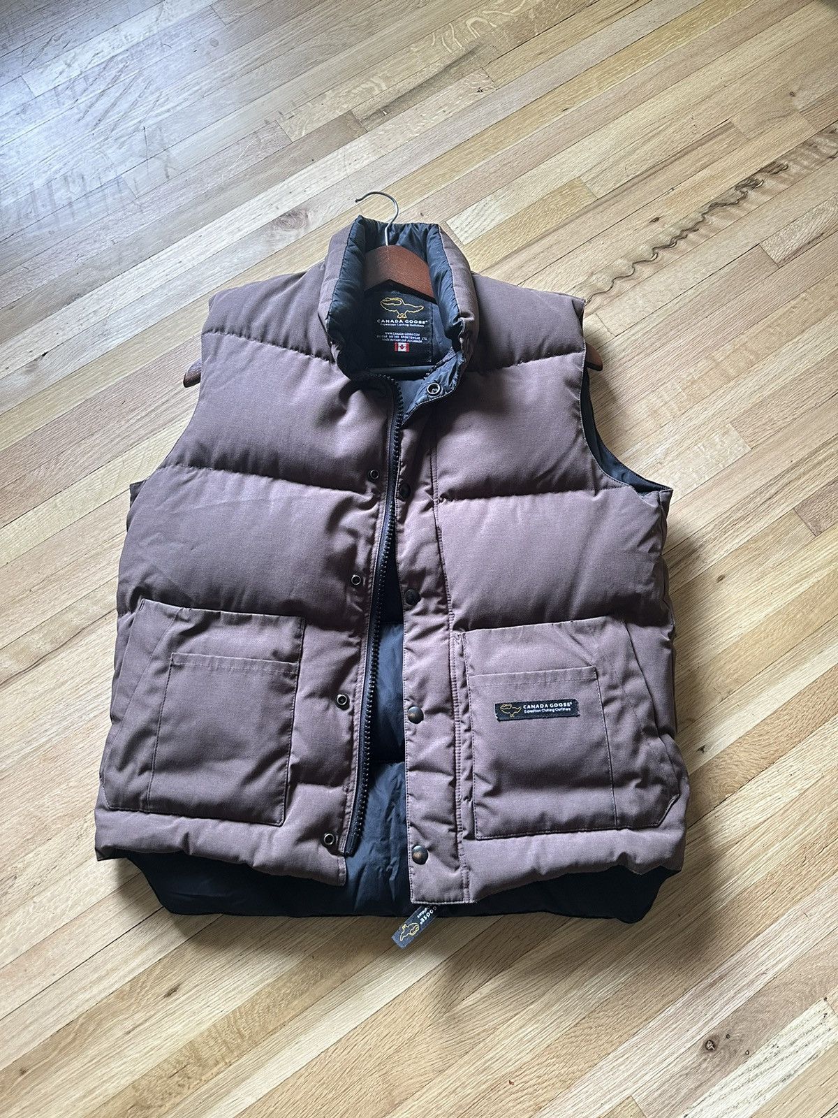 Canada Goose Vest Brown Grailed