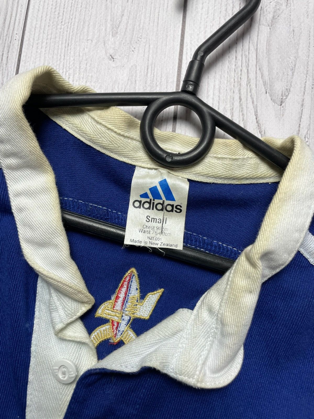 Vintage Vintage adidas Samoa rugby jersey size S/M blue rare Size US M / EU 48-50 / 2 - 5 Thumbnail