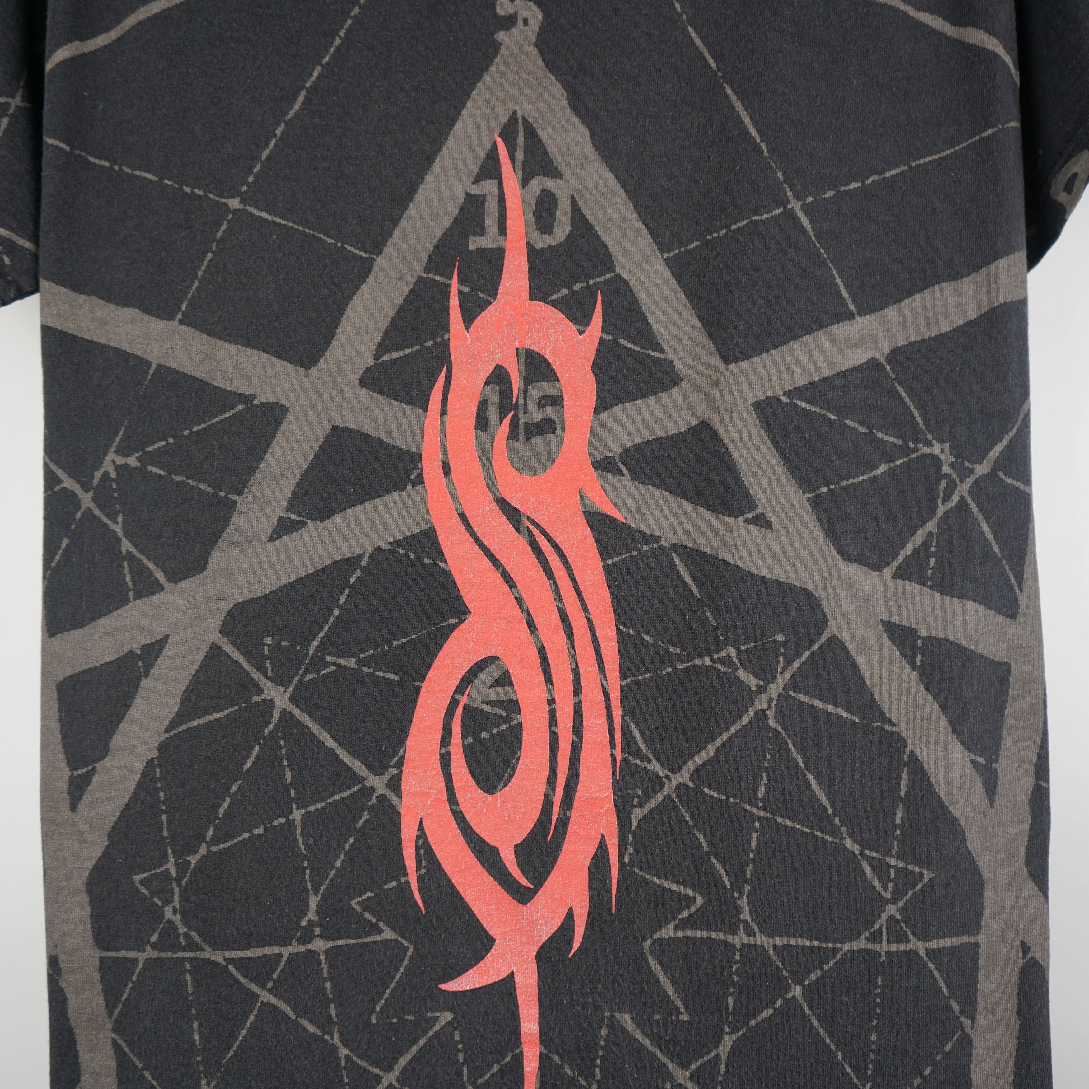 Band Tees × Vintage Vintage 2008 Slipknot T-Shirt All Over Print Size US M / EU 48-50 / 2 - 7 Thumbnail