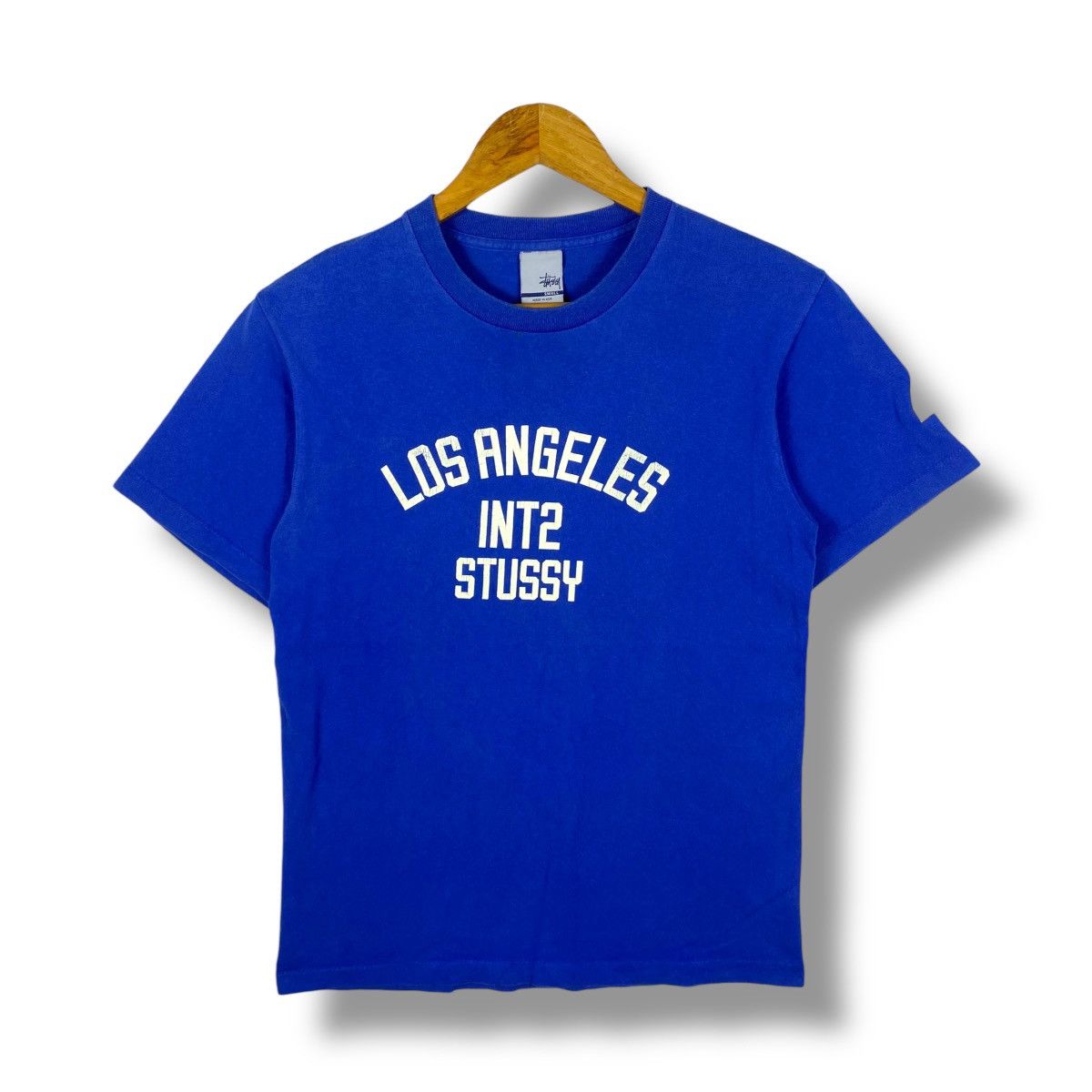 Stussy Vintage 00s STUSSY Los Angeles Int2 Stussy Graphic Tee Shirt Size US S / EU 44-46 / 1 - 1 Thumbnail