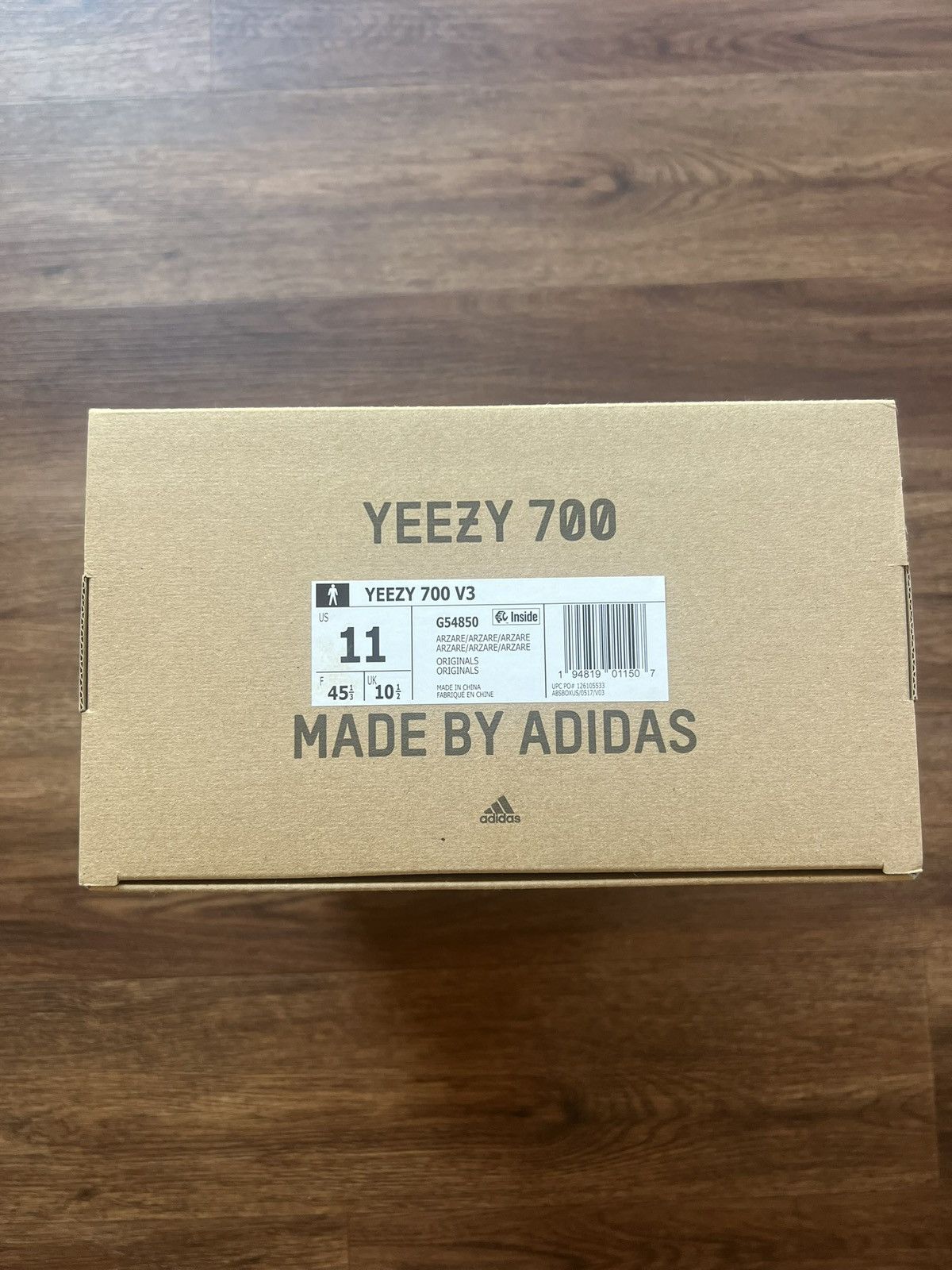 Adidas Men’s Adidas Yeezy 700v3 Arzare Blue and White. Size US 11 / EU 44 - 6 Thumbnail