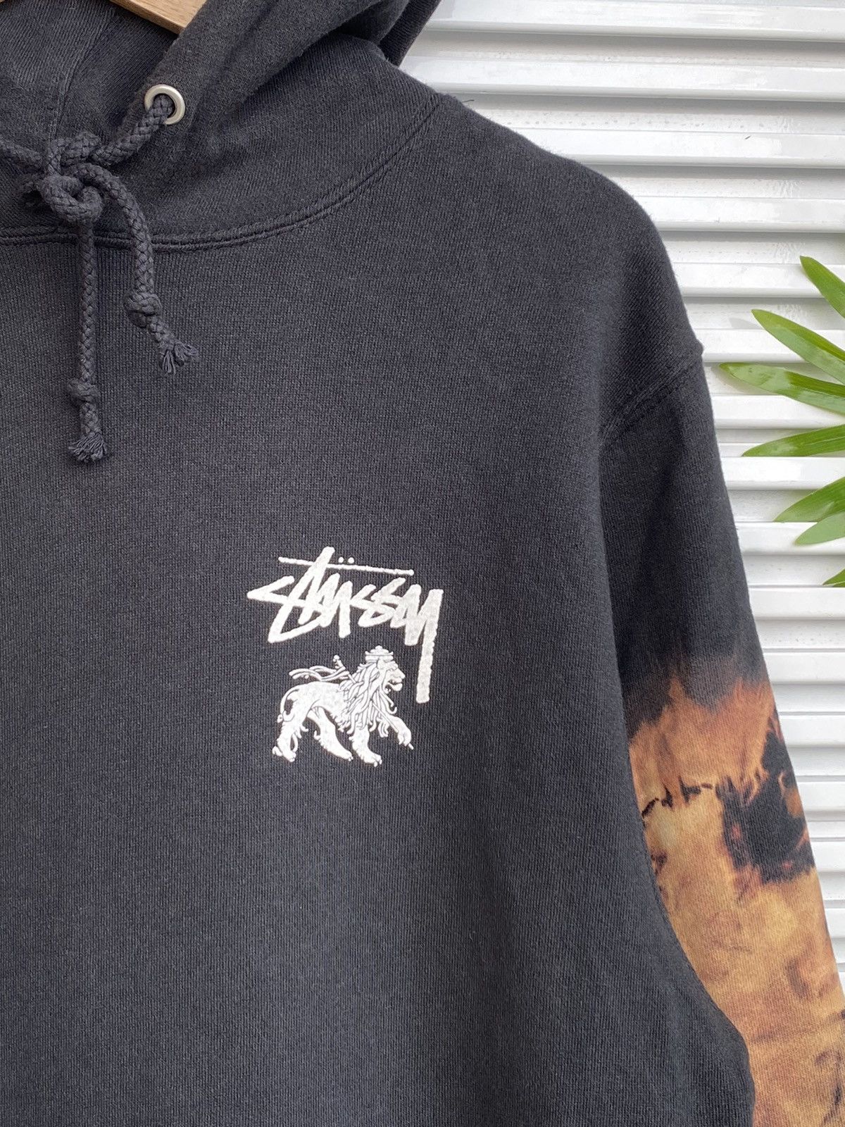 Stussy × Vintage XX Stussy Lion Rasta Flamed Hoodies / Travis Scott Size US L / EU 52-54 / 3 - 5 Thumbnail