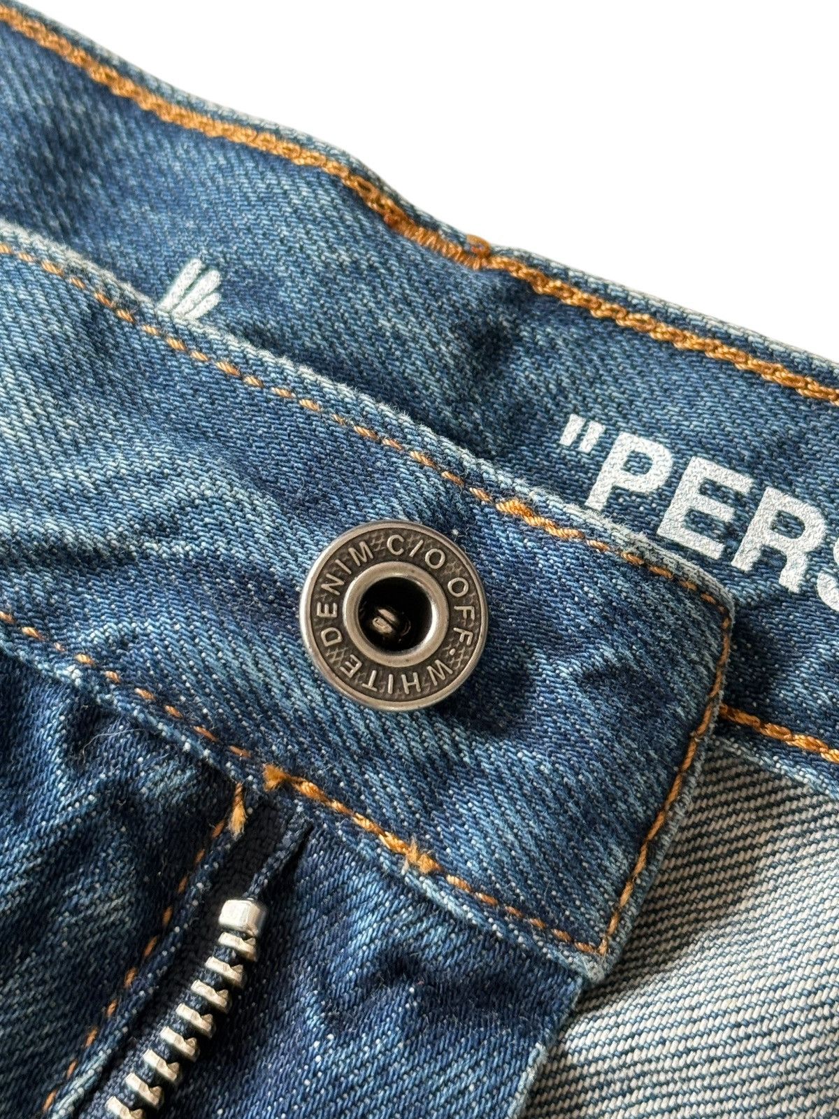 Off-White Off-White Virgil “CUT HERE” Denim Jeans Size US 34 / EU 50 - 10 Thumbnail
