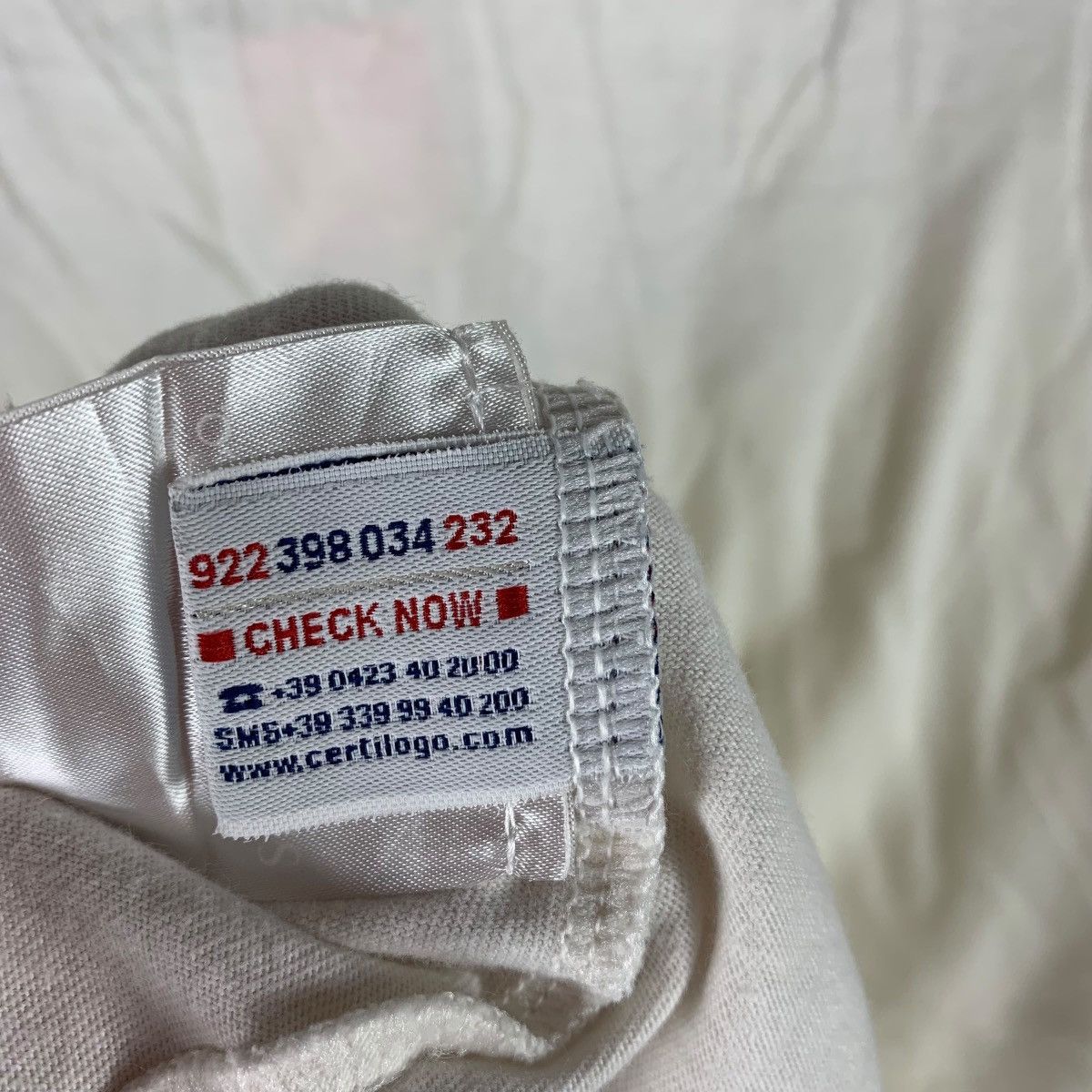 Moncler MONCLER v neck white ringer tee Size US M / EU 48-50 / 2 - 10 Thumbnail