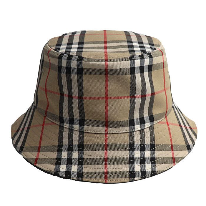 Burberry Burberry Burberry Bucket Hat Beige 80269271 L Cotton Hats 80269271 Size ONE SIZE - 1 Thumbnail