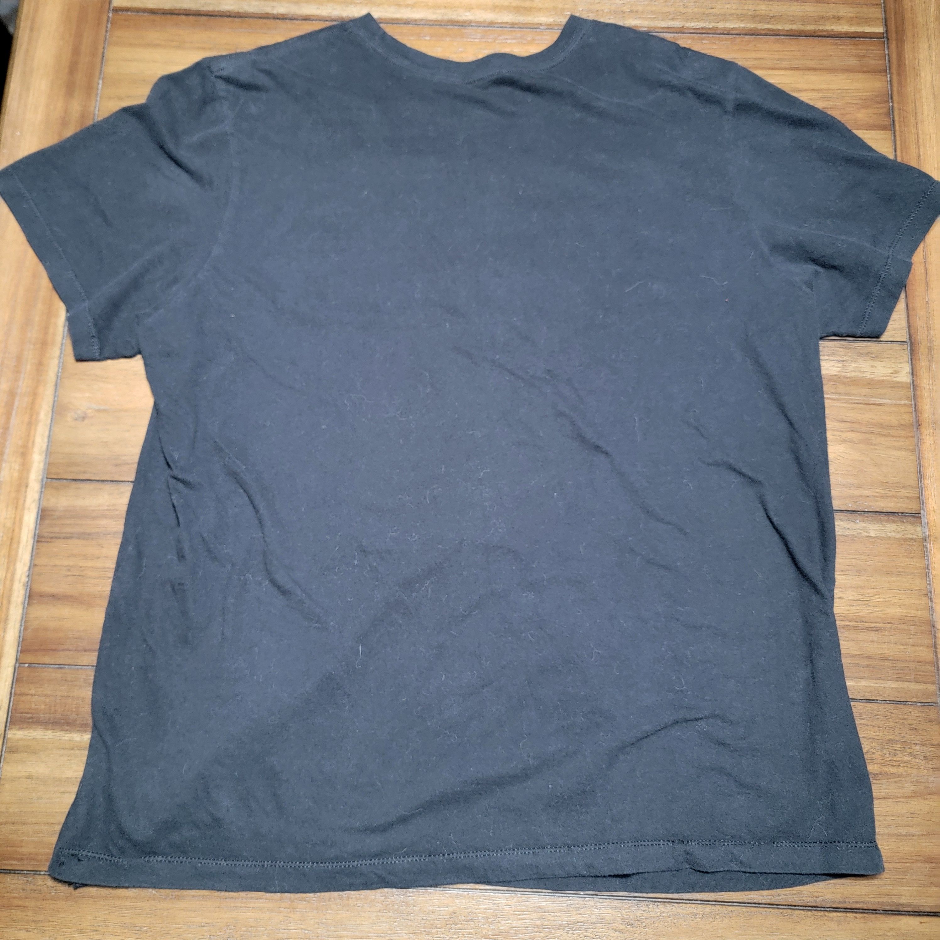 The North Face The North Face Men's SS Black Tee White Logo - Size Large Size US L / EU 52-54 / 3 - 3 Thumbnail