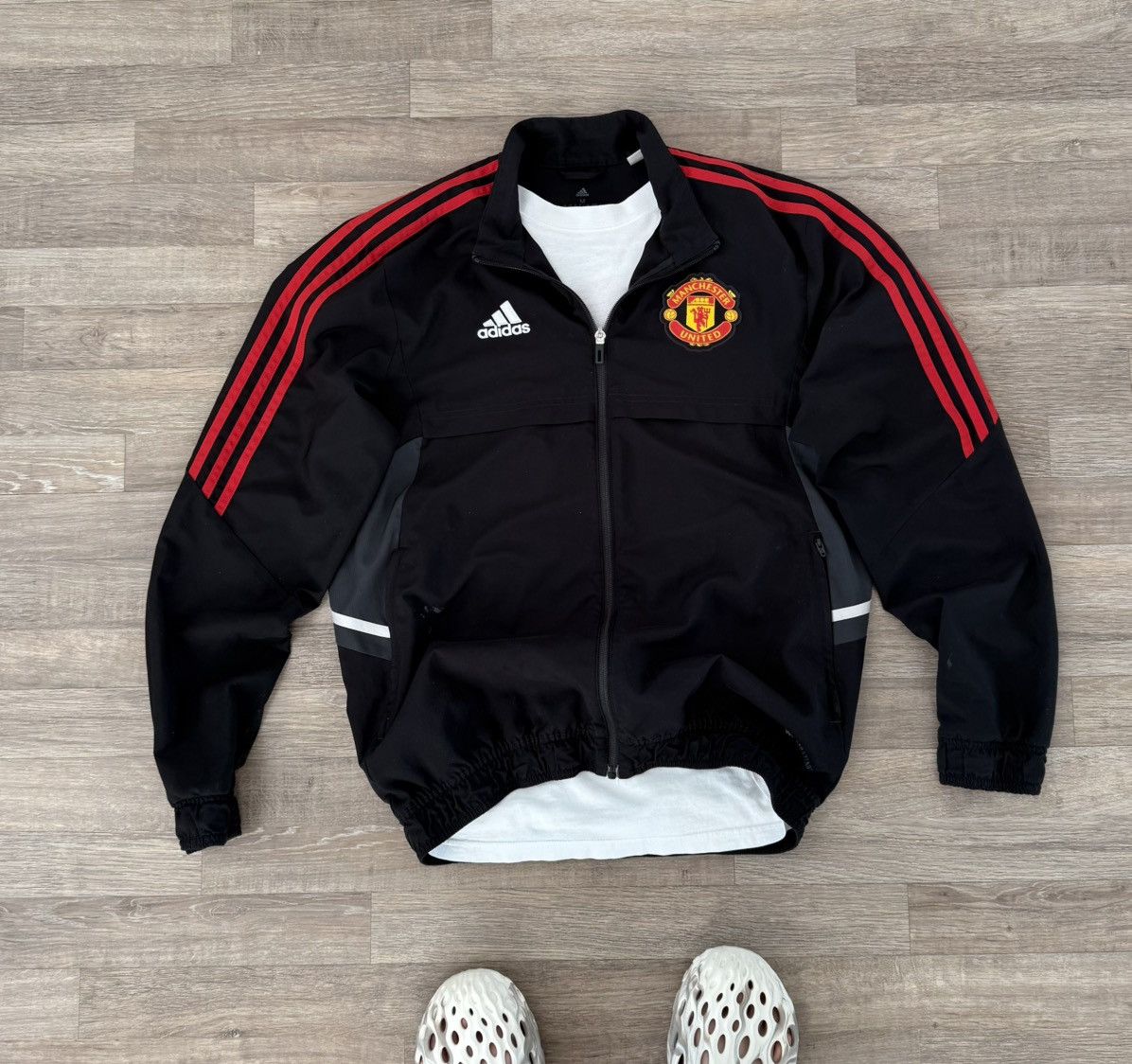 Adidas Adidas Y2K Manchester United Track Soccer Blokecore Jacket Size US M / EU 48-50 / 2 - 2 Thumbnail