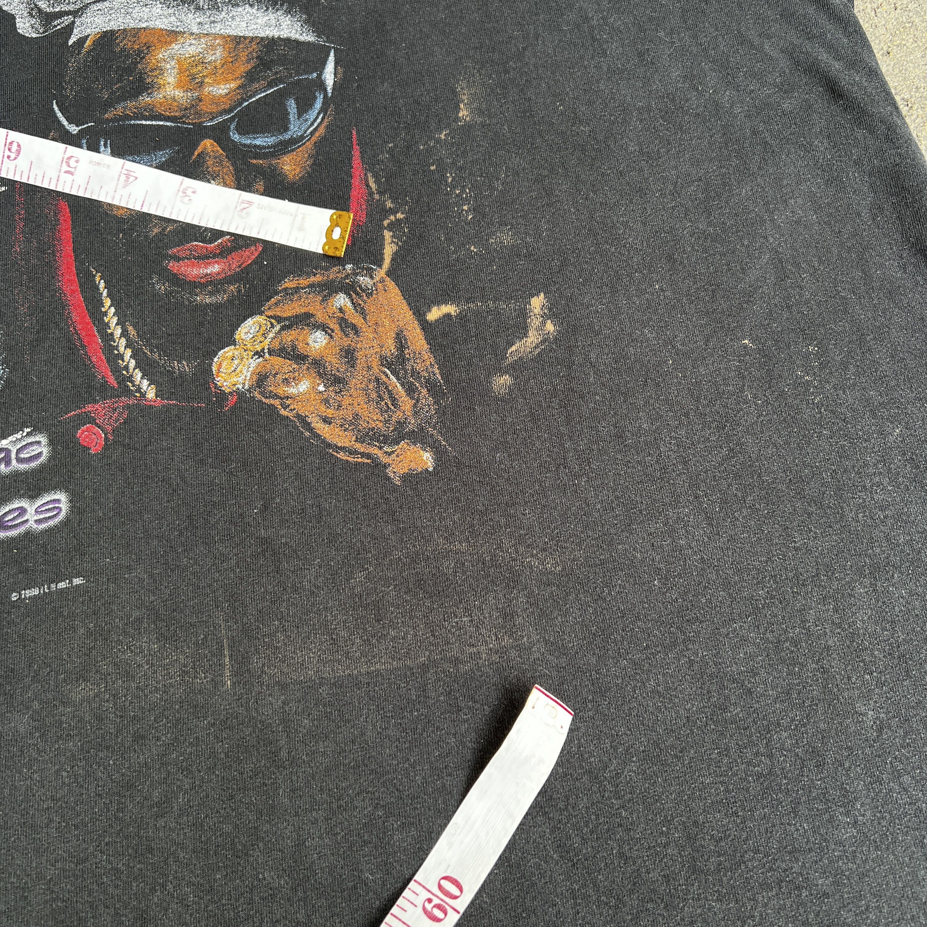 Rap Tees × Vintage Vintage 90s Isaac Hayes Tee 2XL Distressed Faded Thrashed Size US XXL / EU 58 / 5 - 12 Thumbnail