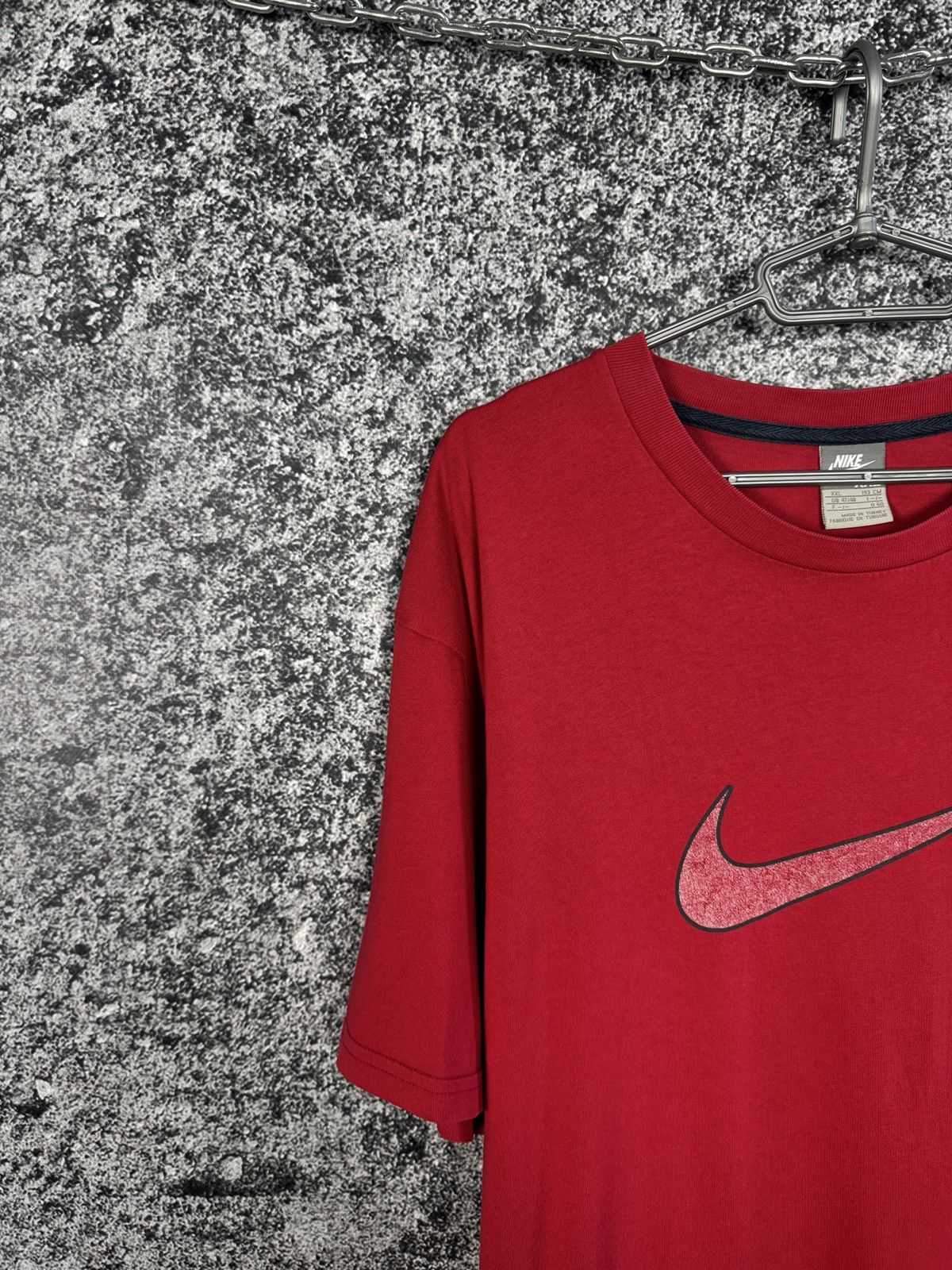 Nike Nike Vintage 90s T-Shirt Big Logo Swoosh Streetwear Size XXL Size US XXL / EU 58 / 5 - 3 Thumbnail