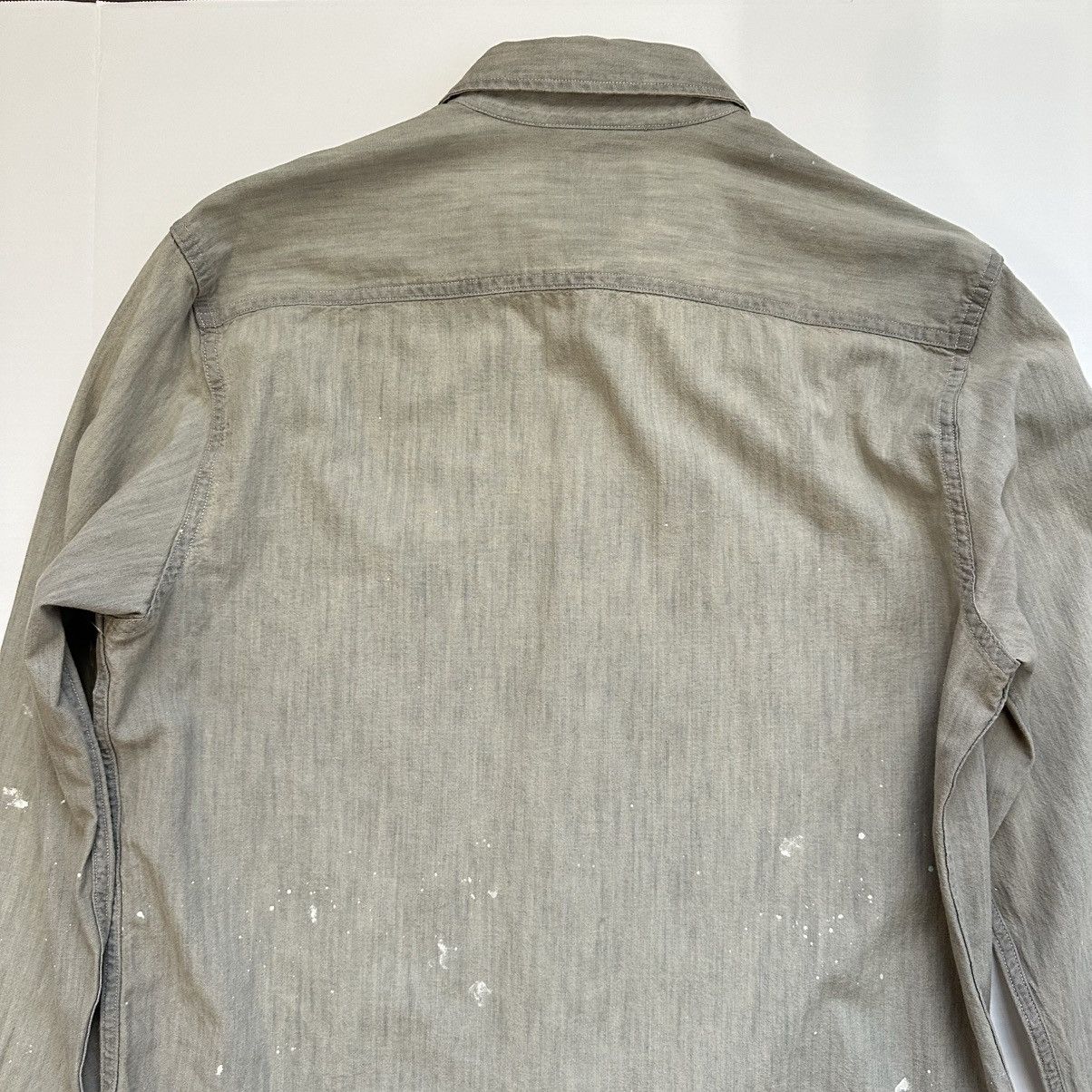 Polo Ralph Lauren New Polo Ralph Lauren Paint Splatter Denim Shirt Vintage Size US M / EU 48-50 / 2 - 9 Thumbnail
