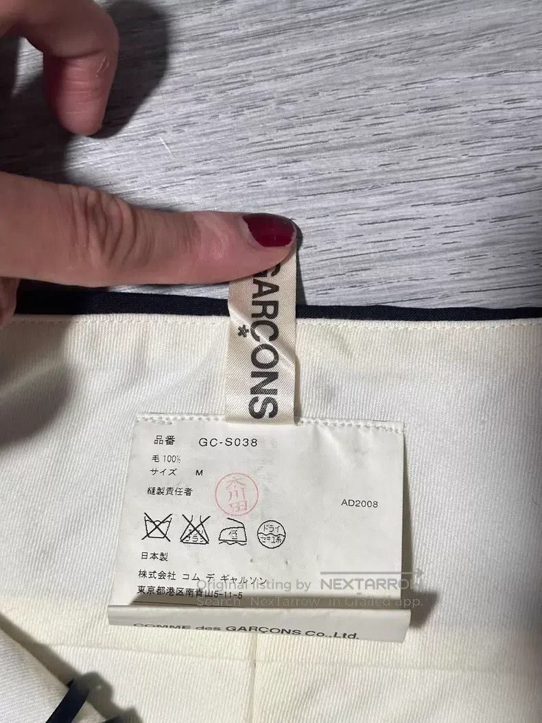 Comme des Garcons Comme Des Garcons size M One-piece Wool Pleated Skirt Size 23" - 3 Thumbnail