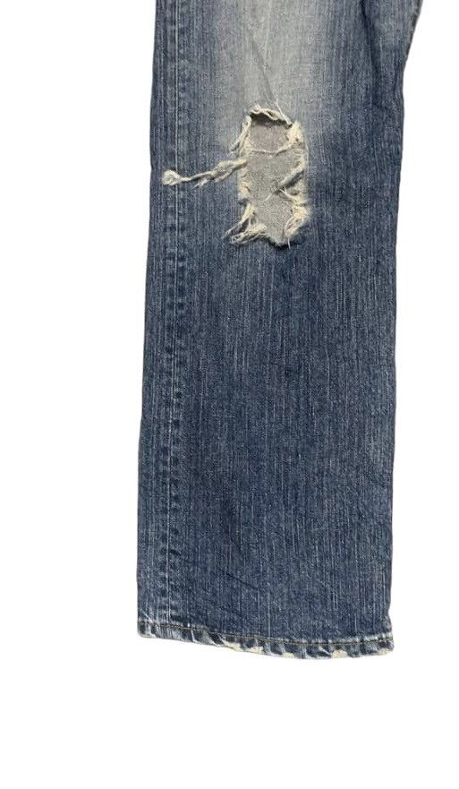 Edwin Vintage Edwin 504 Straight Leg Jeans Distressed Size US 34 / EU 50 - 2 Thumbnail